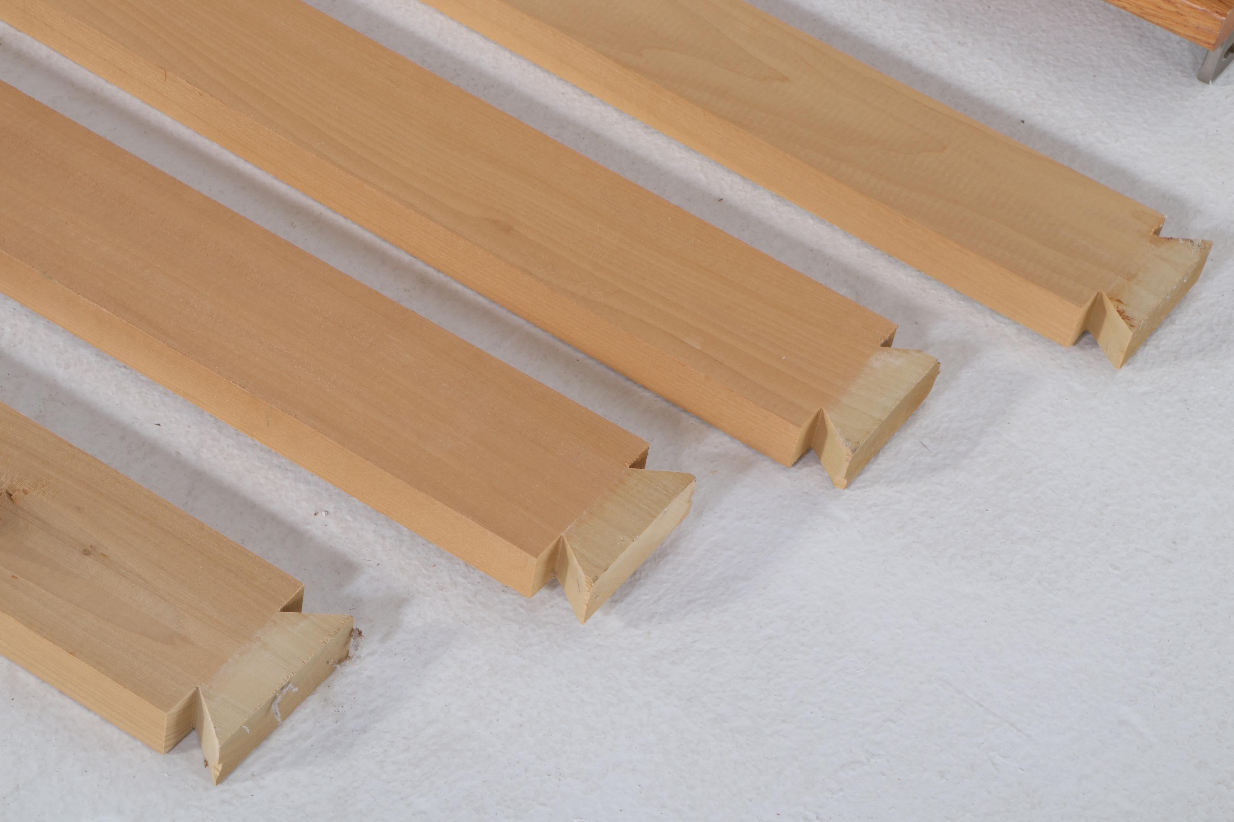 Craftsman Style Oak King Bed Frame