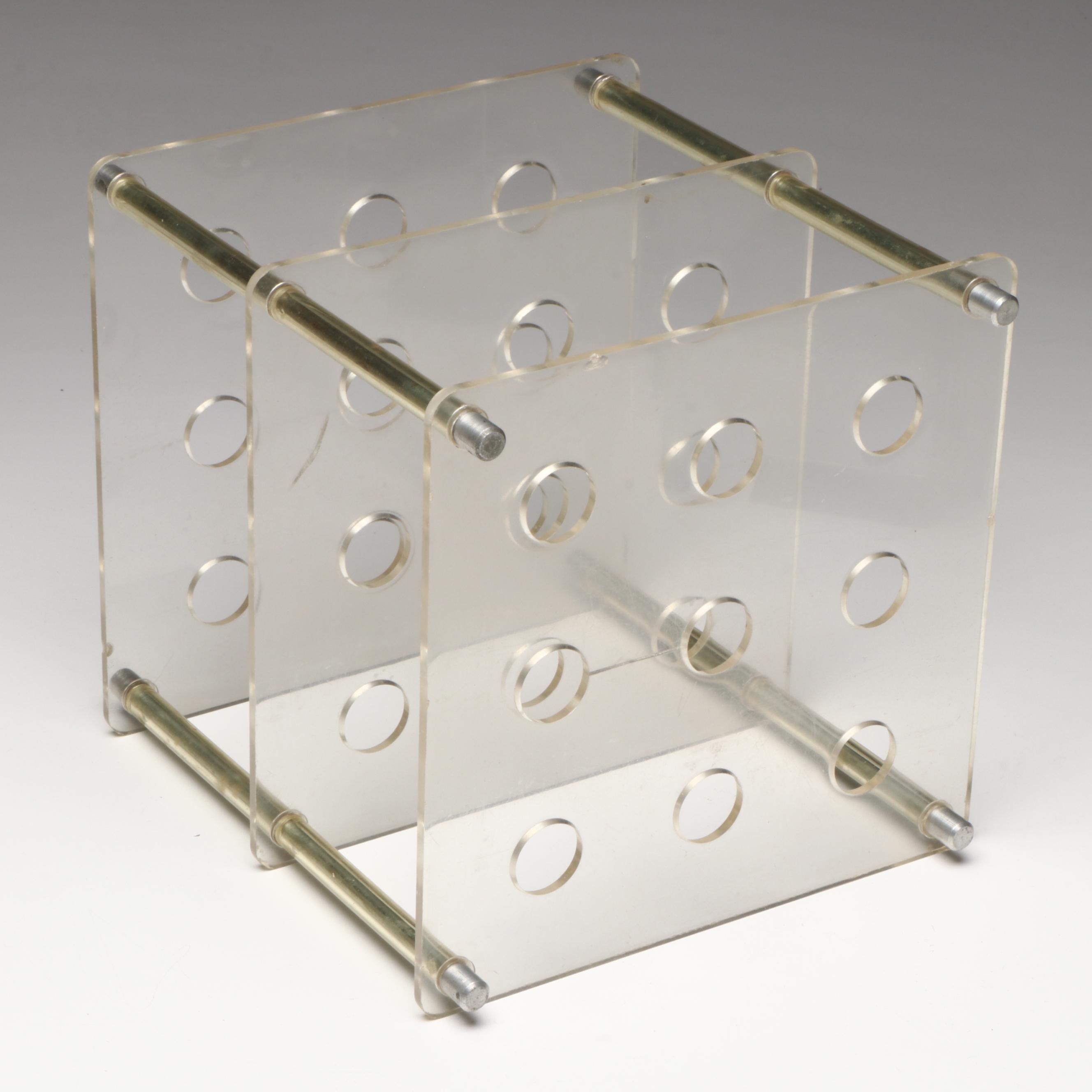 Gametime Tri-Tac-Toe Glass Marble Game in Original Box, 1970