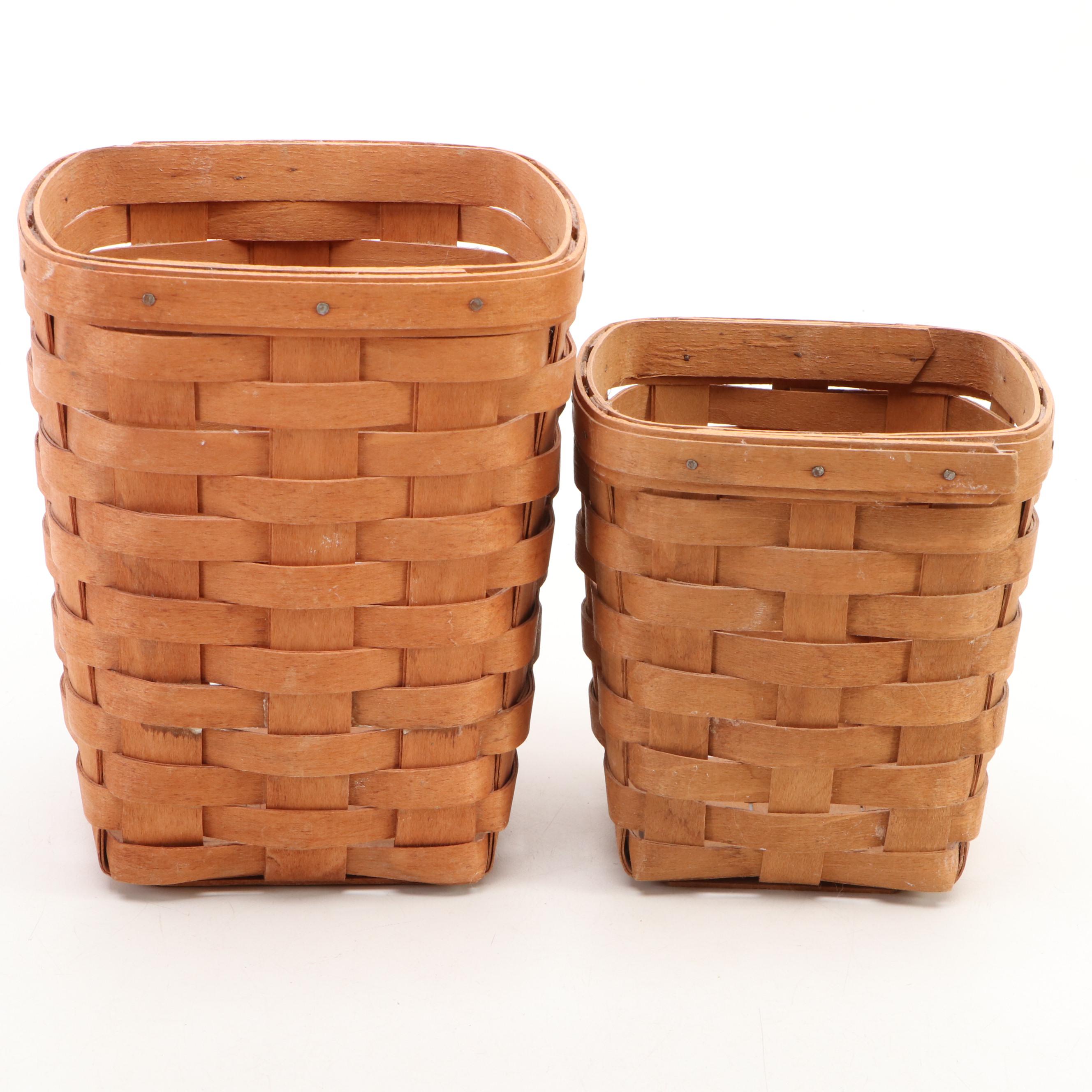 Longaberger and Other Handwoven Baskets, Late 20th to Early 21 Century