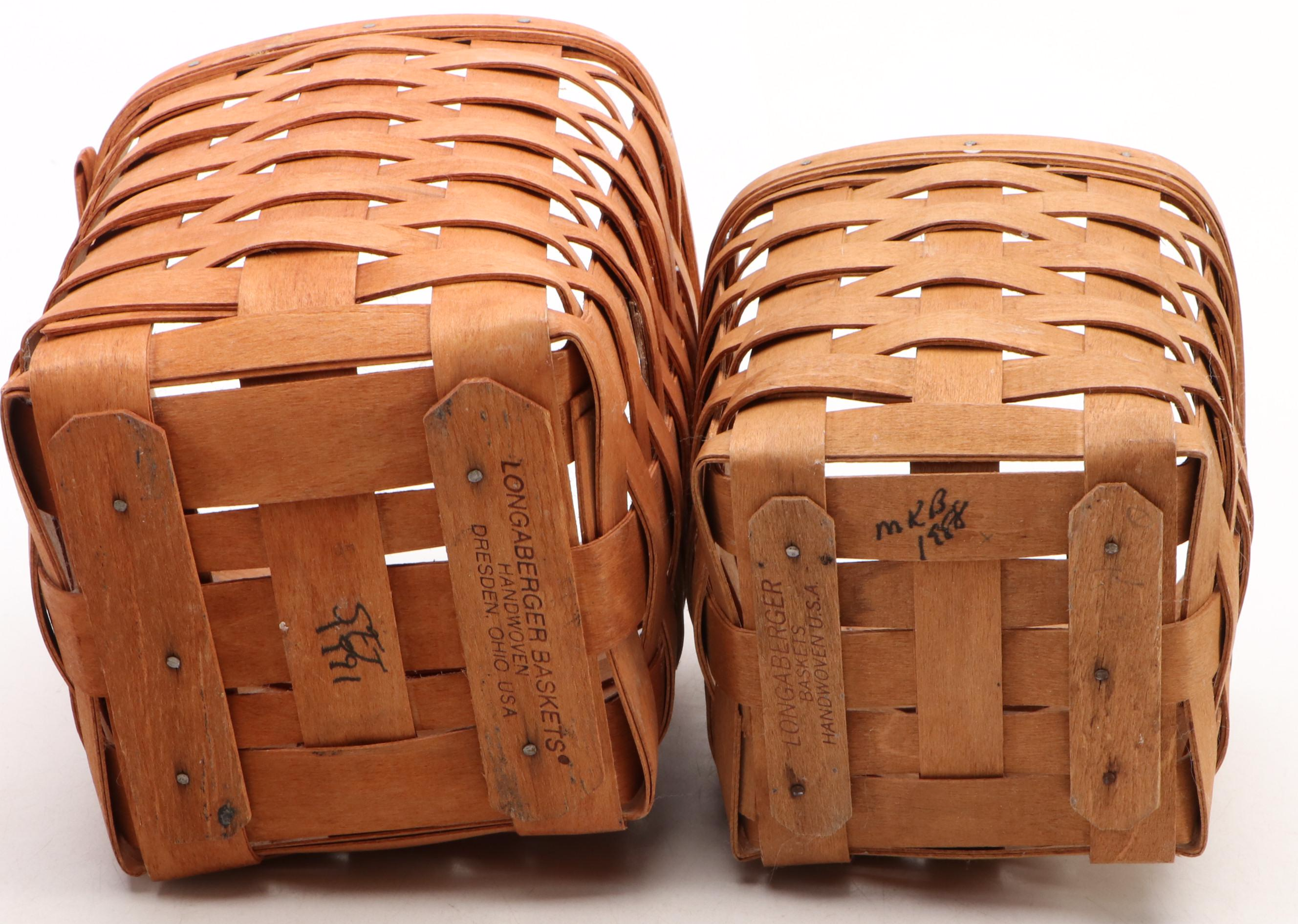 Longaberger and Other Handwoven Baskets, Late 20th to Early 21 Century