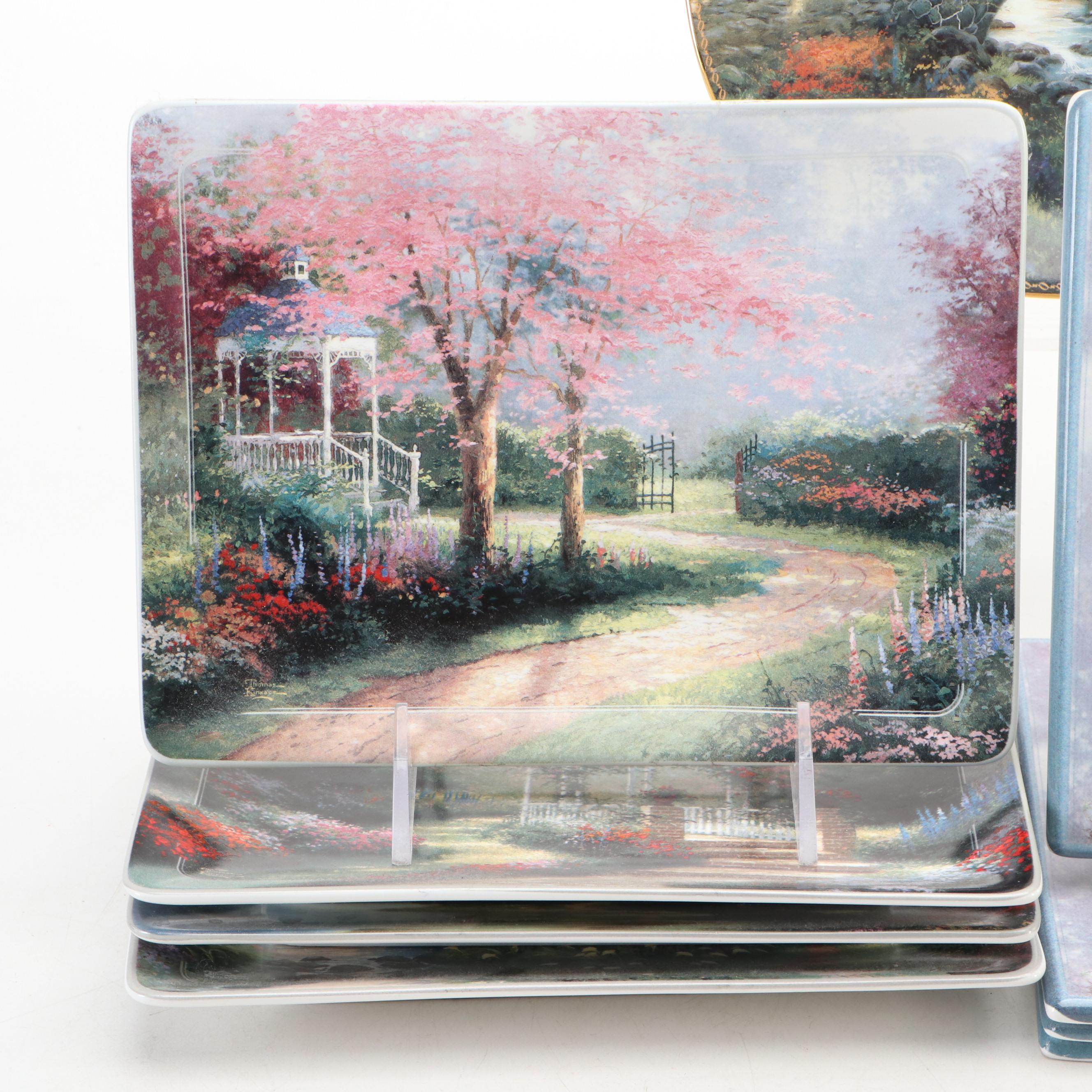 Thomas Kinkade for Bradford Exchange Collector Plates and Trays