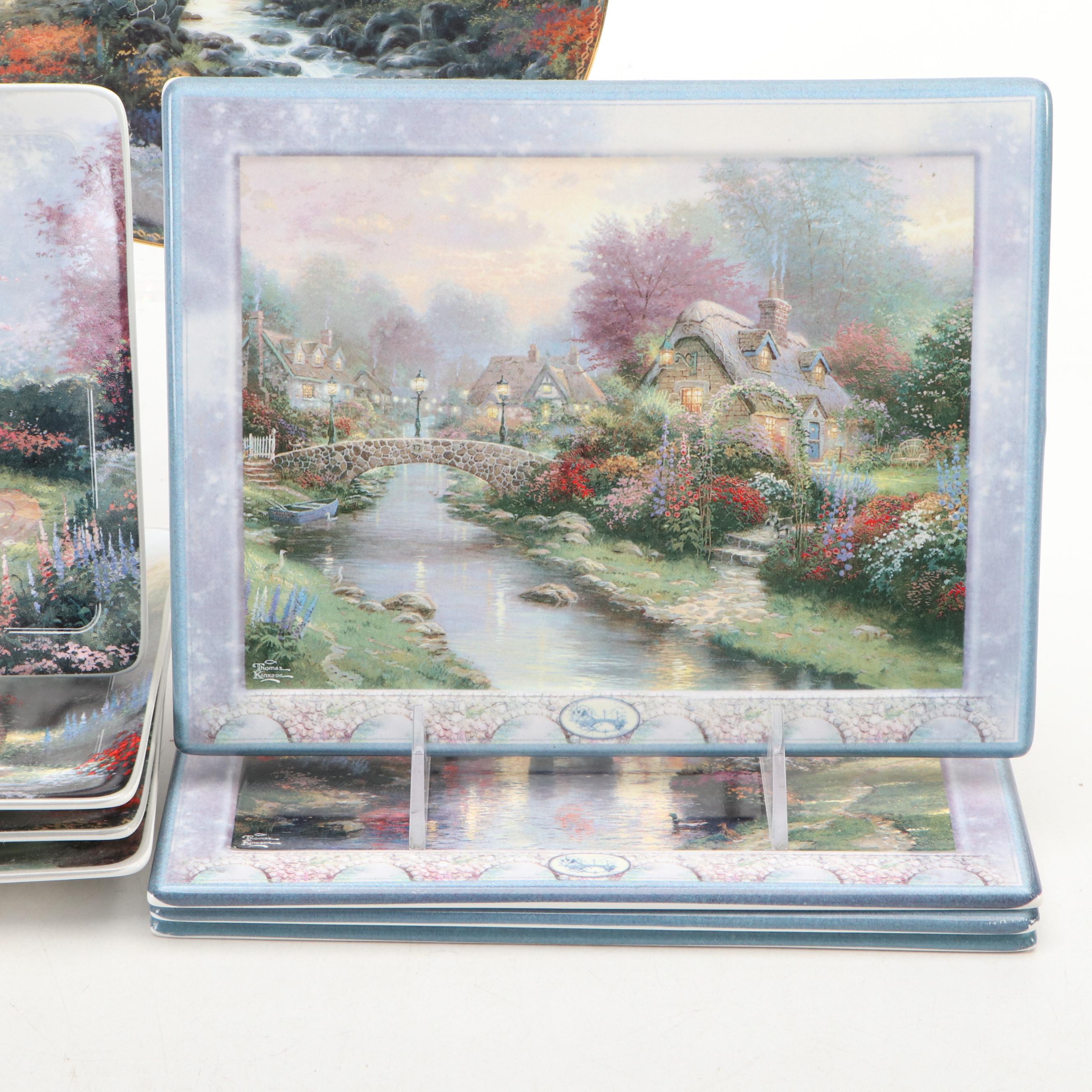 Thomas Kinkade for Bradford Exchange Collector Plates and Trays