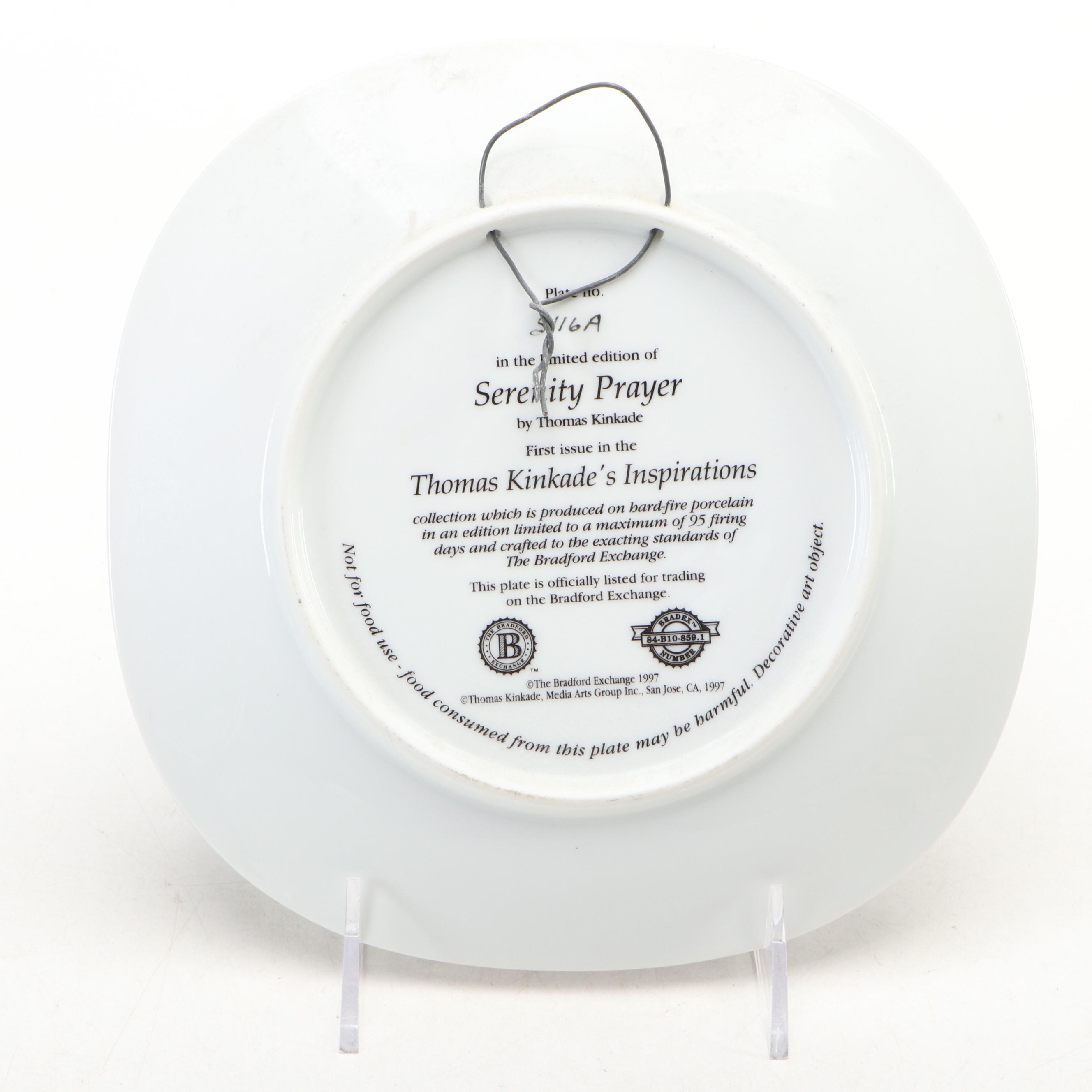 Thomas Kinkade for Bradford Exchange Collector Plates and Trays