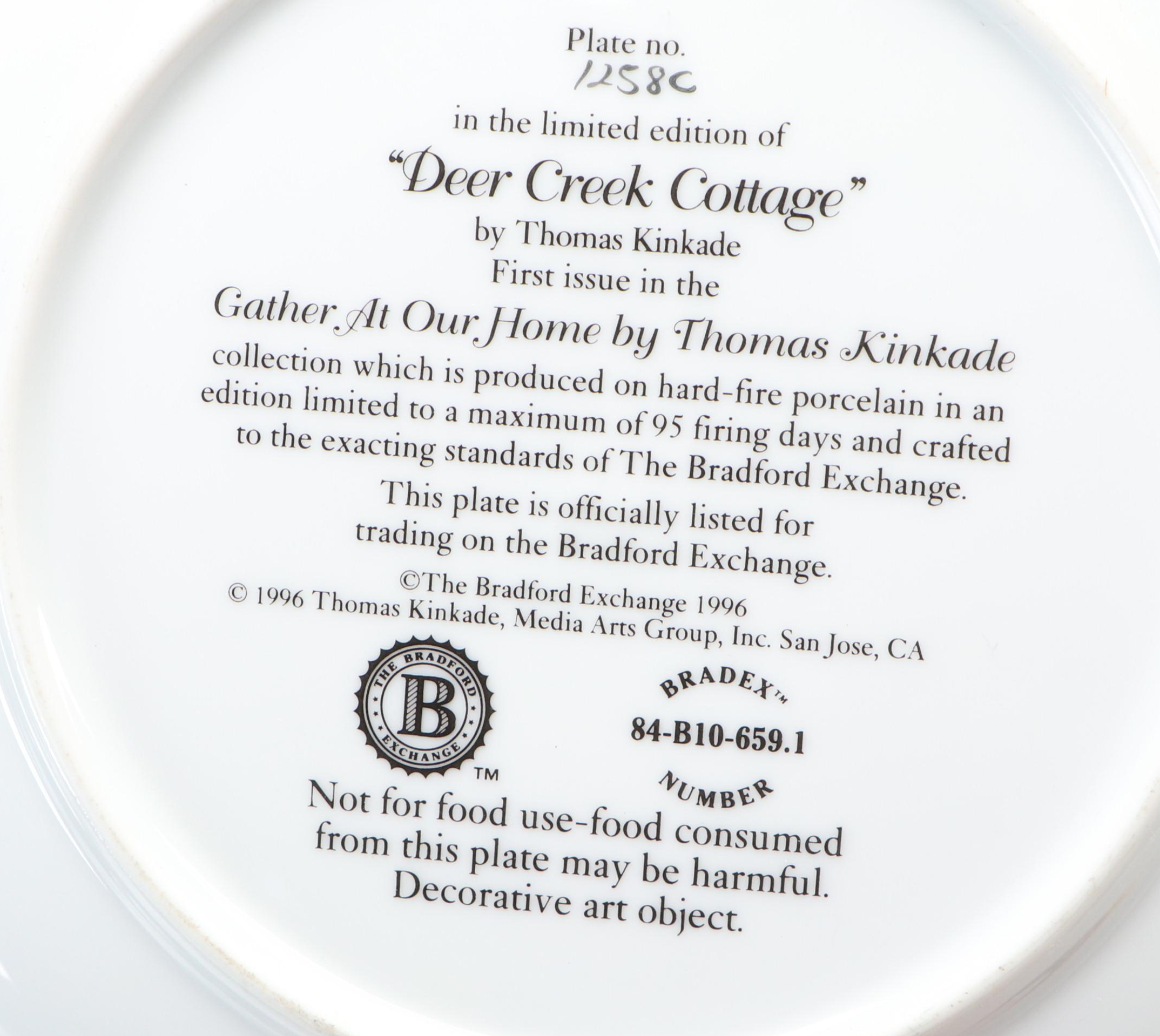 Thomas Kinkade for Bradford Exchange Collector Plates and Trays