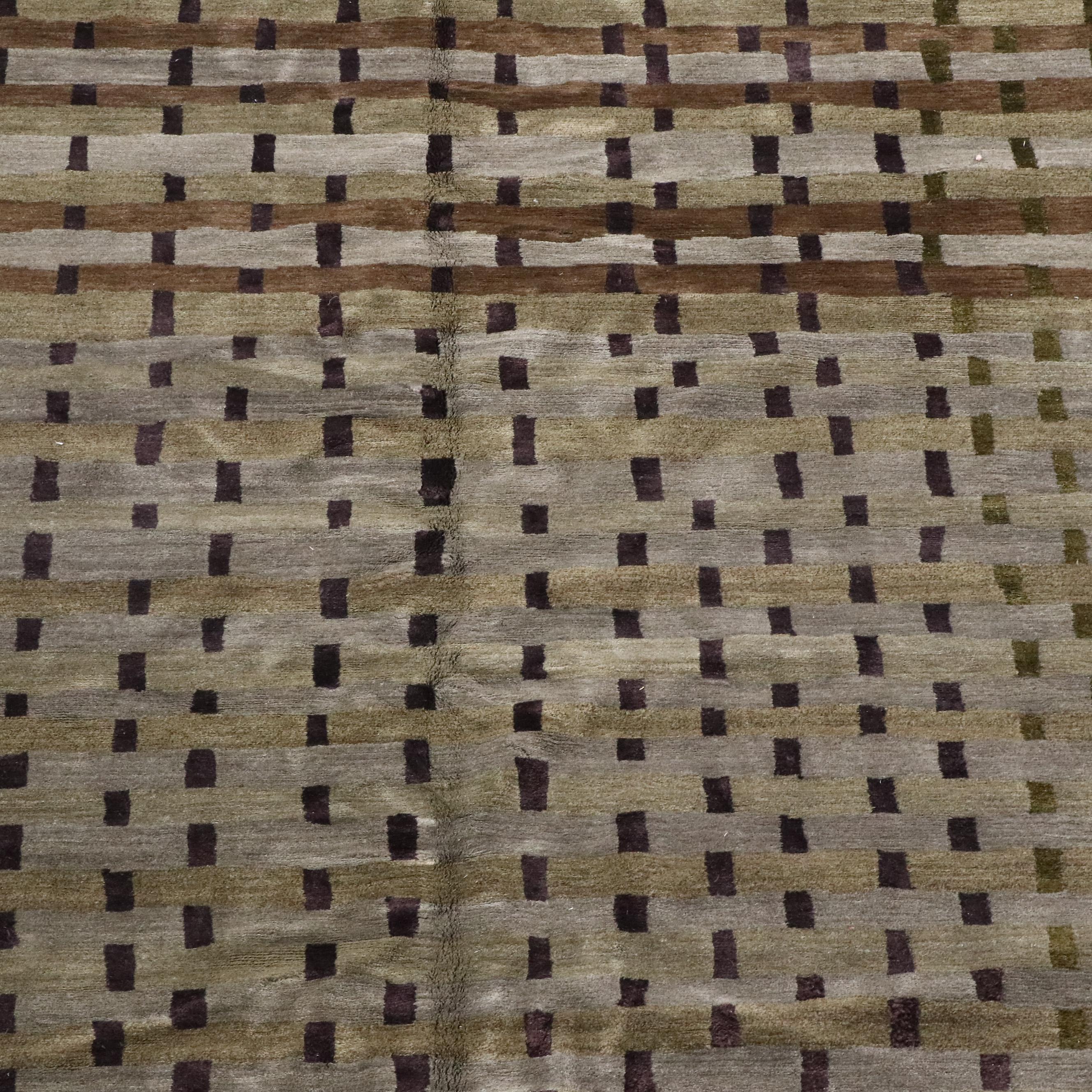 8'3 x 9'9 Hand-Knotted Tufenkian Tibetan Area Rug