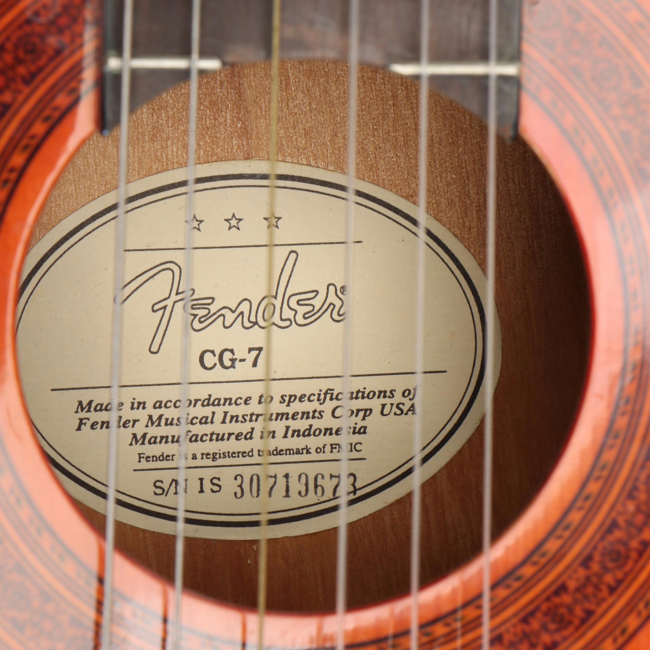 Fender CG-7 Classical Acoustic Guitar