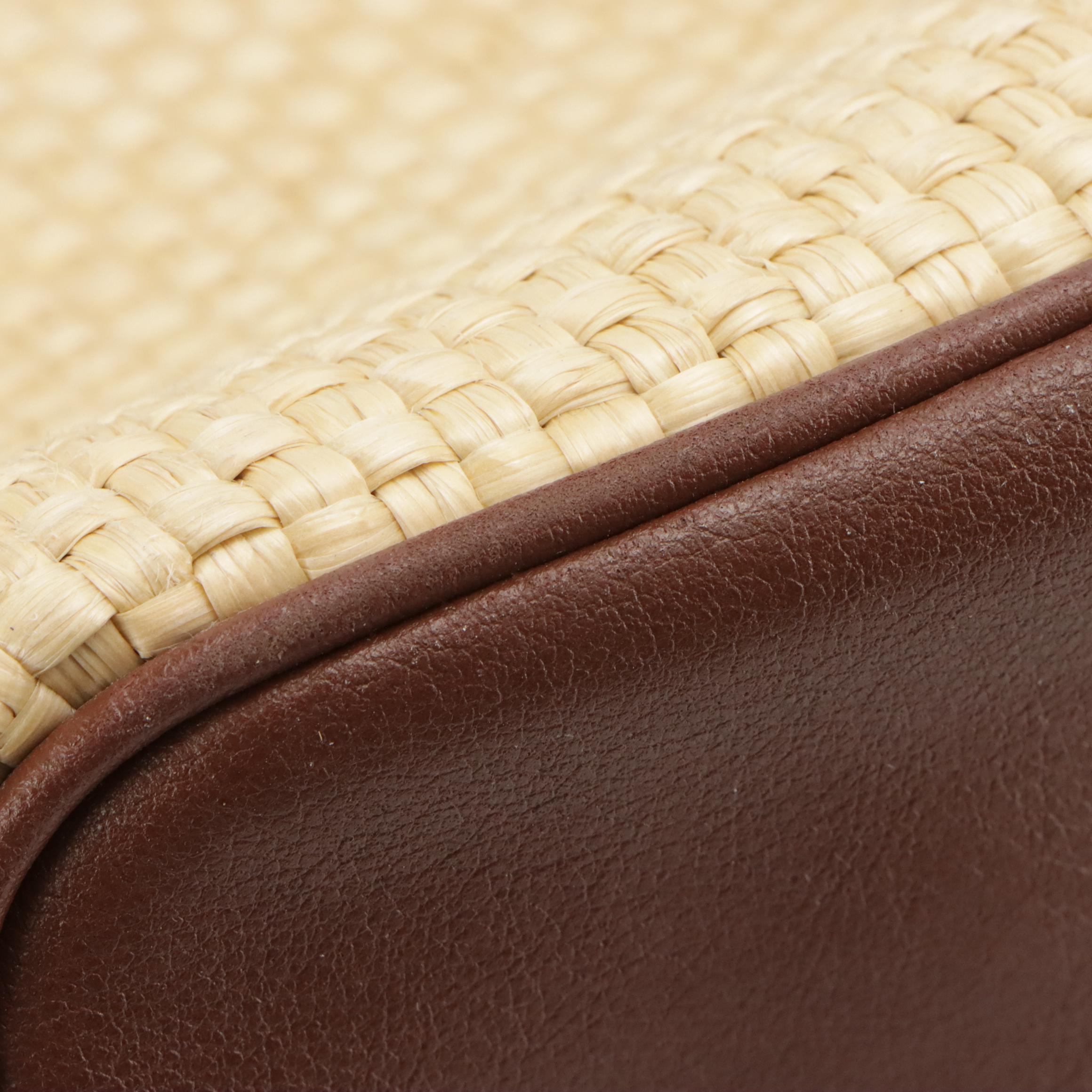 Etienne Aigner Woven Bags in Synthetic Fiber with Faux Leather Trim