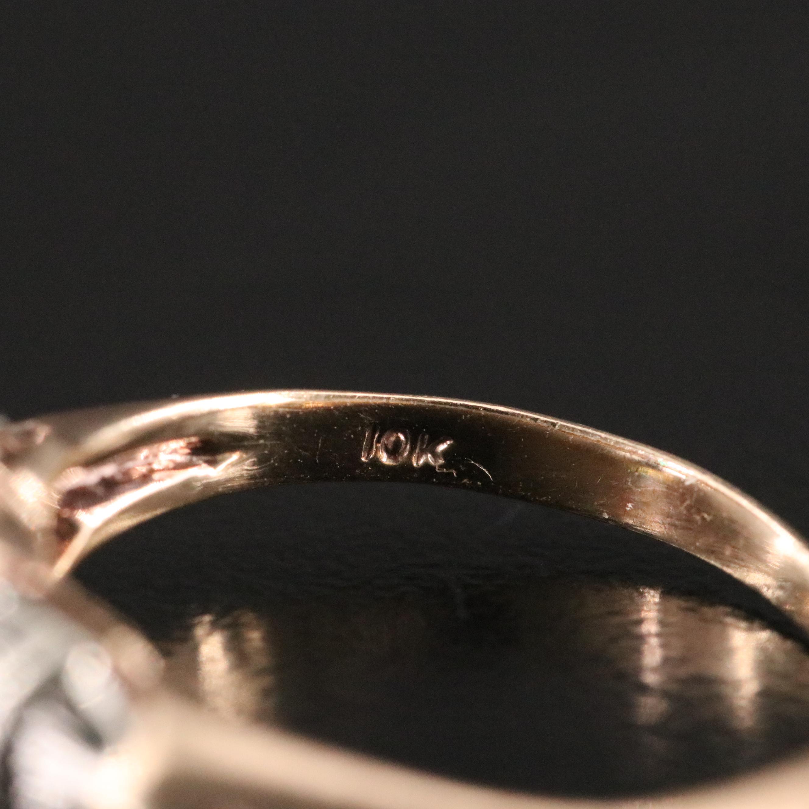 Antique 10K Topaz Ring