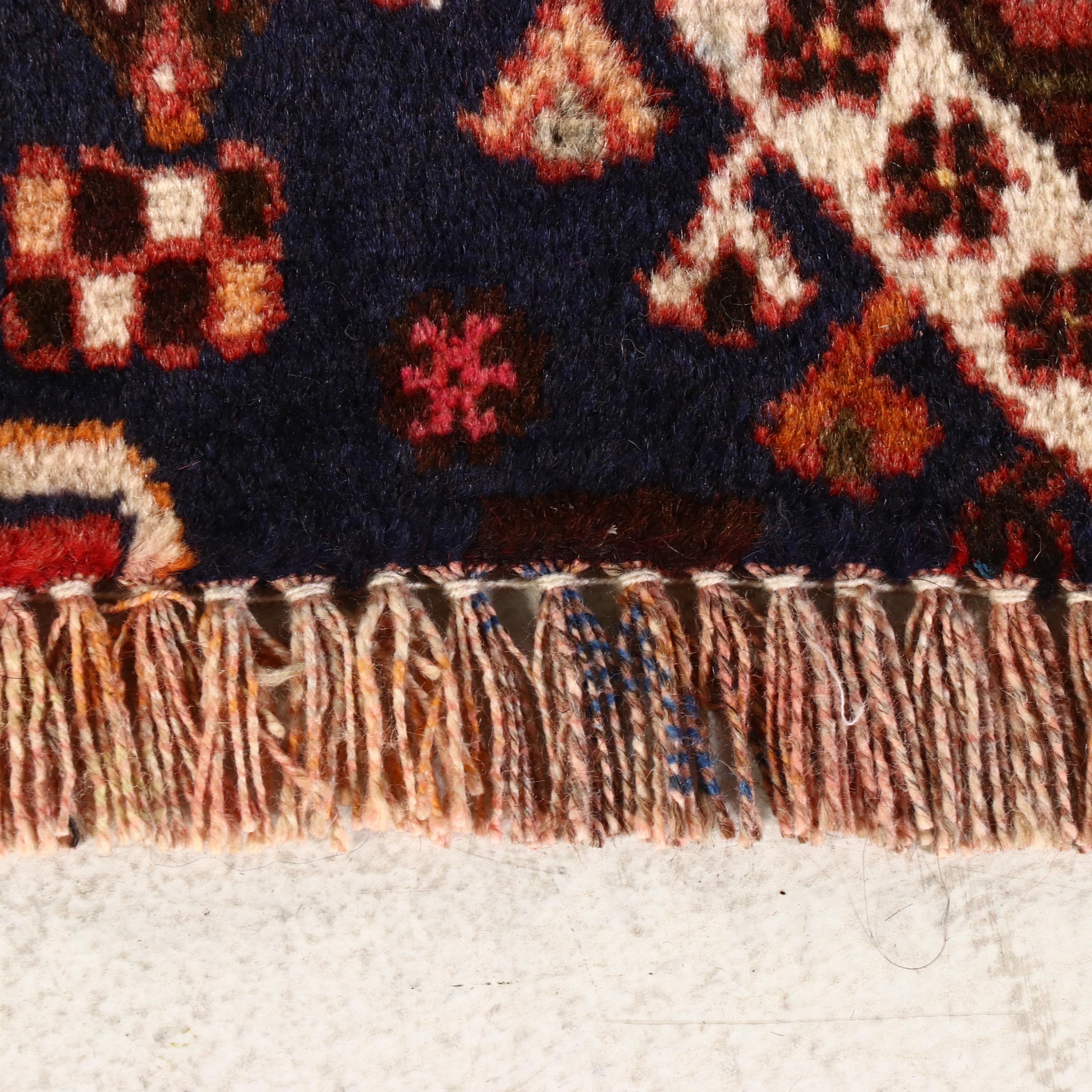 3'4 x 7'10 Hand-Knotted Persian Shiraz Long Rug