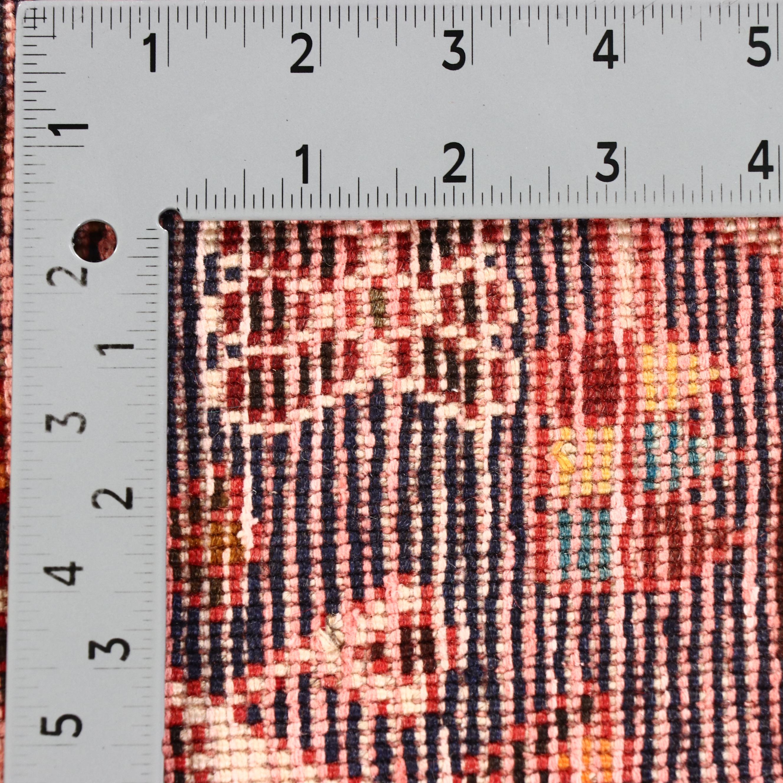 3'4 x 7'10 Hand-Knotted Persian Shiraz Long Rug