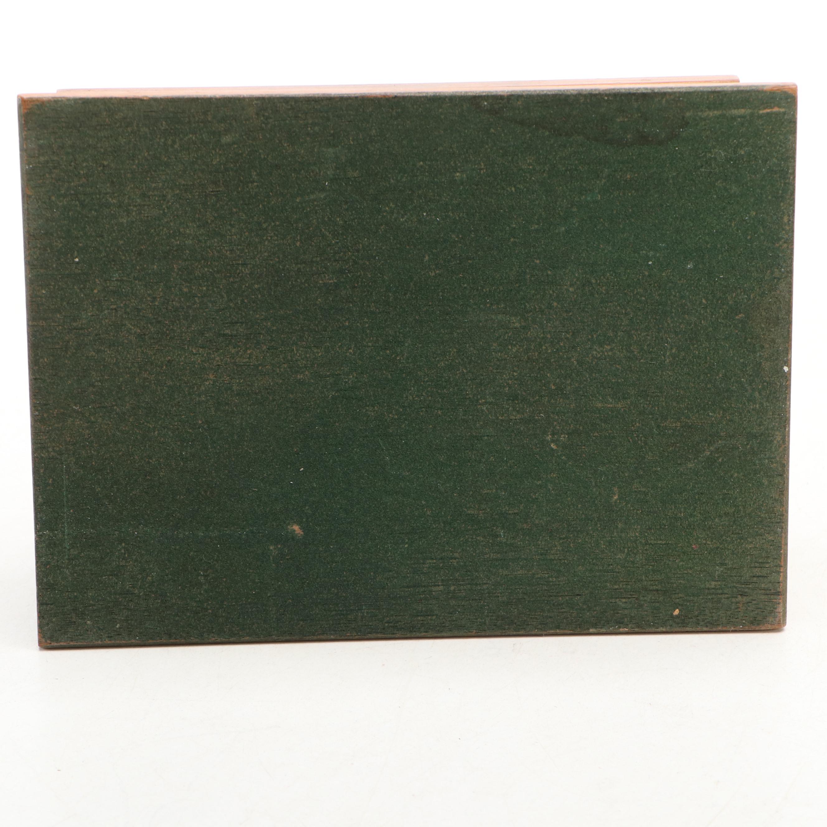 Grand Tour Carved Wood Lion of Lucerne Figurine with Other Wooden Boxes