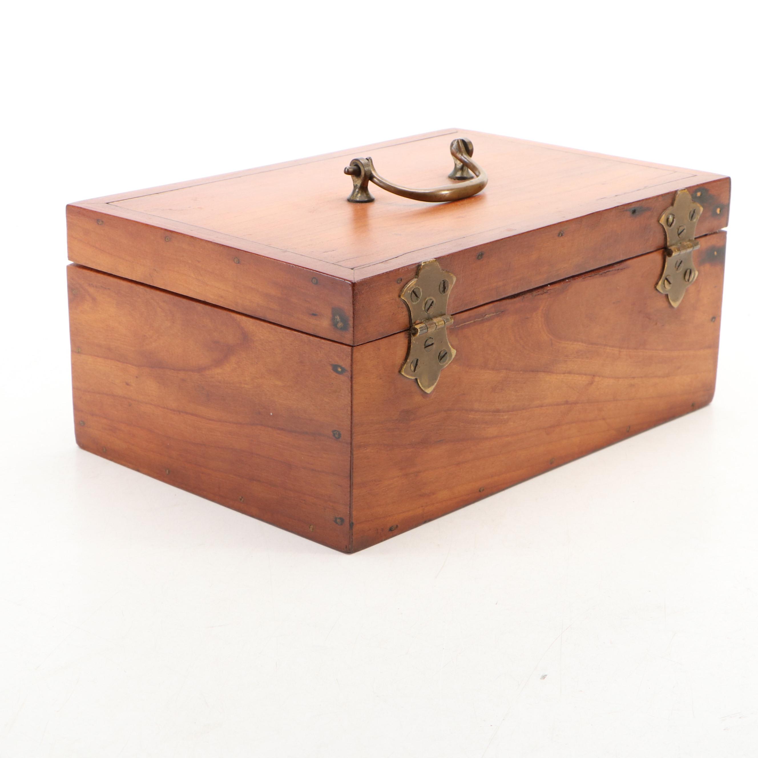 Grand Tour Carved Wood Lion of Lucerne Figurine with Other Wooden Boxes