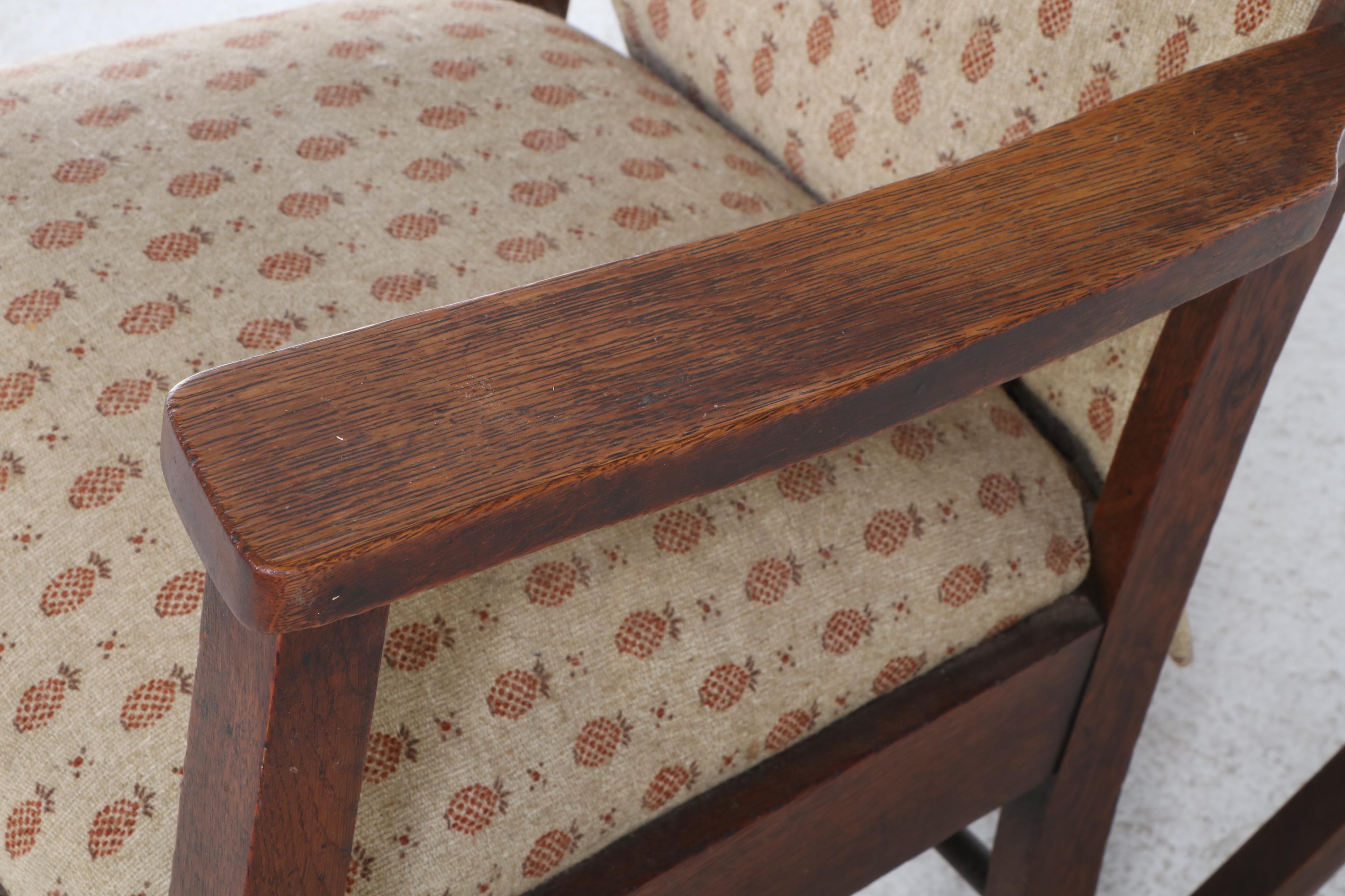 Cochran Chair Co. Arts and Crafts Quartersawn Oak Rocker, Early 20th Century