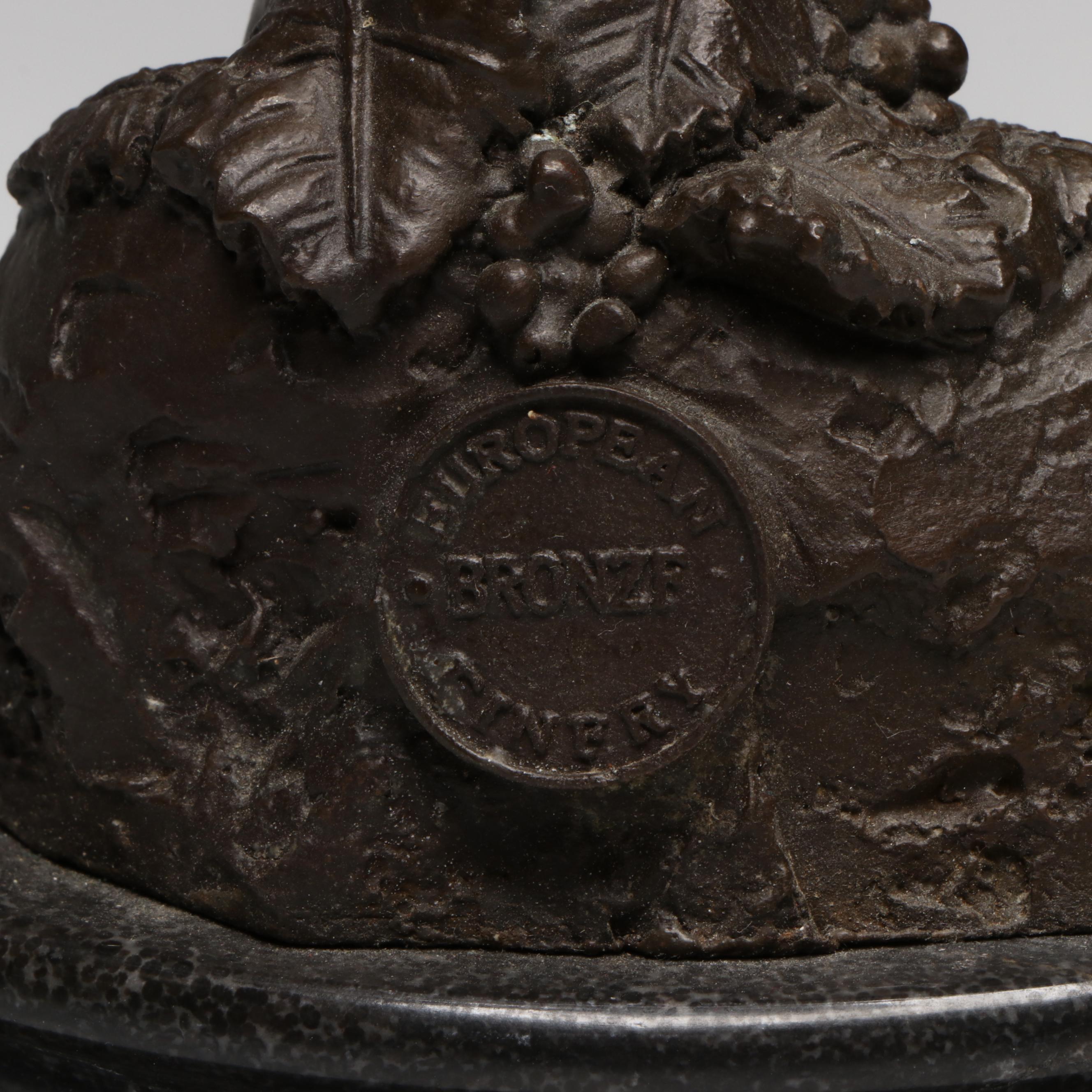 After Harriet Whitney Frishmuth "The Vine" Bronze Nude Statuette