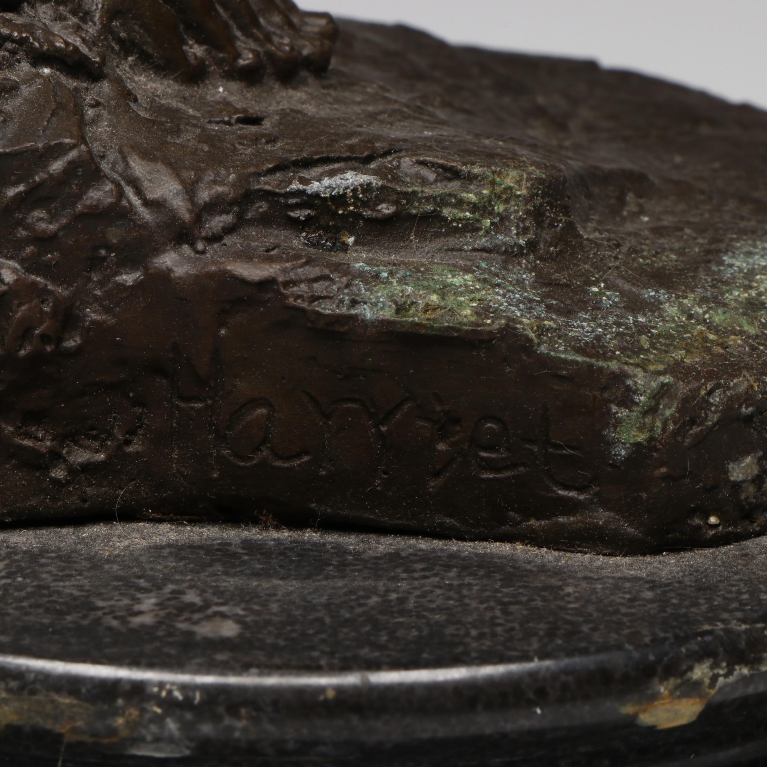 After Harriet Whitney Frishmuth "The Vine" Bronze Nude Statuette