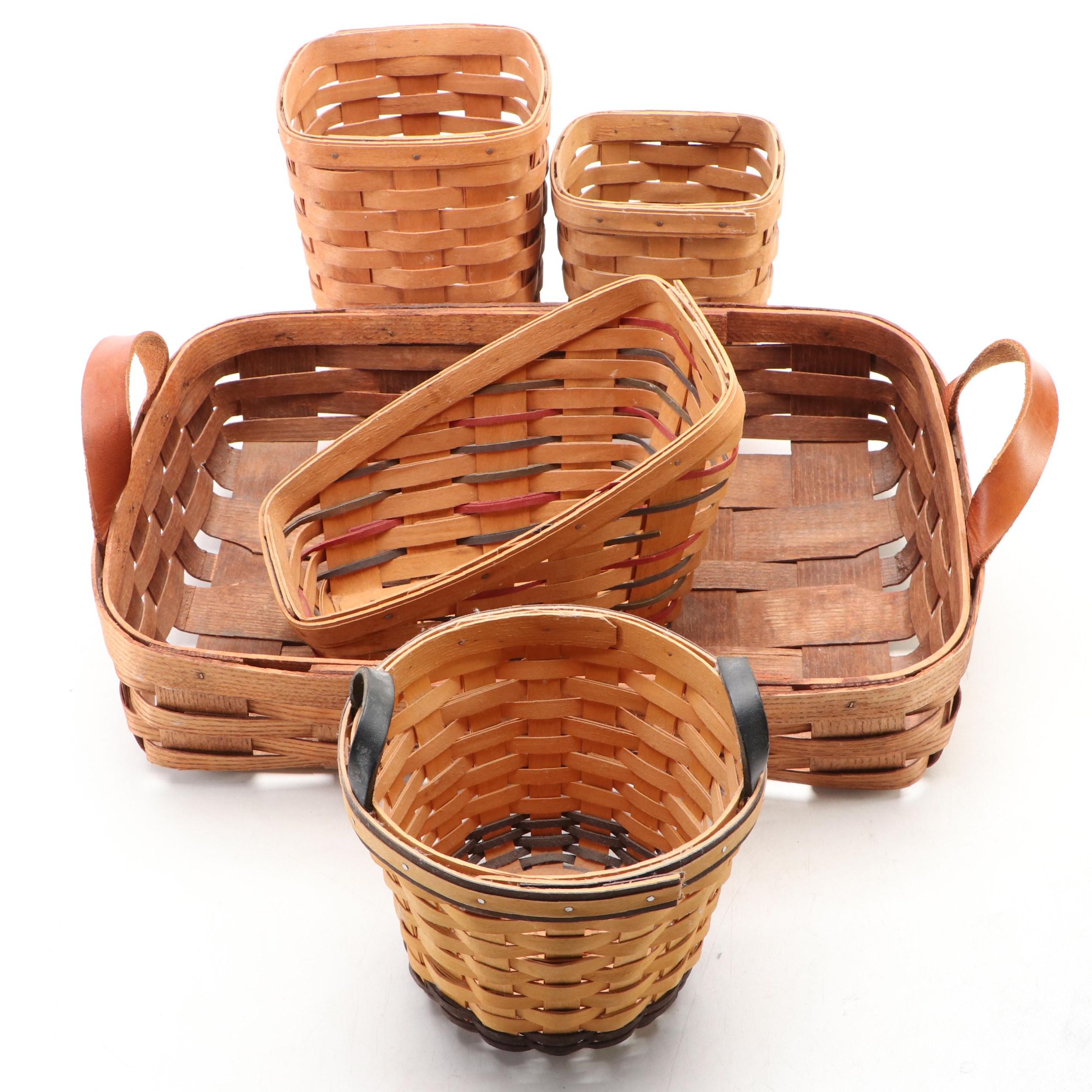 Longaberger and Other Handwoven Baskets, Late 20th to Early 21 Century