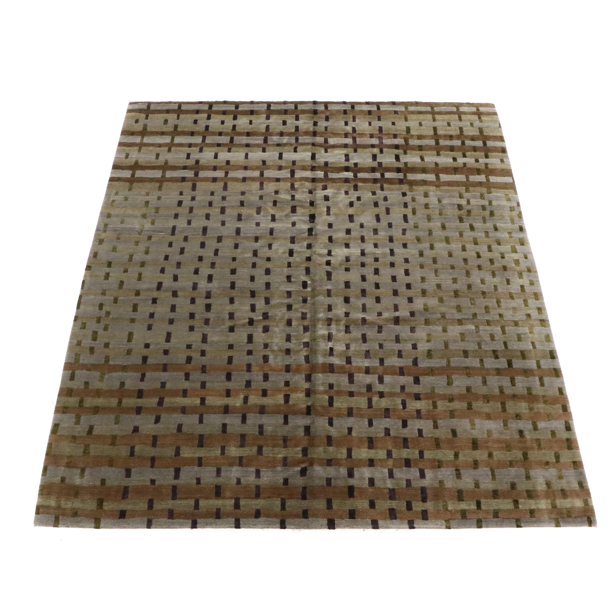 8'3 x 9'9 Hand-Knotted Tufenkian Tibetan Area Rug