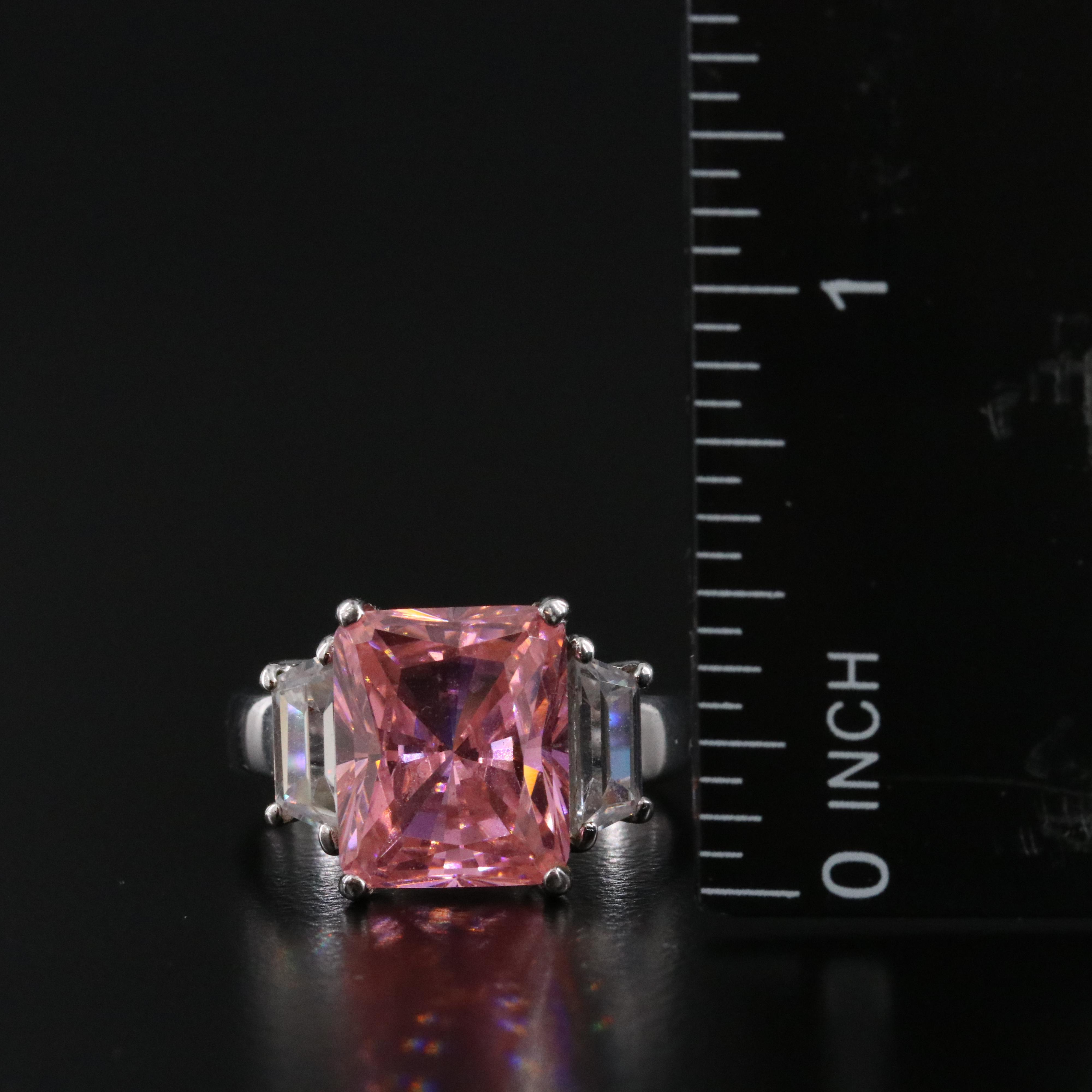 Sterling Jewelry Selection Including Amethyst, Diamond and CZ