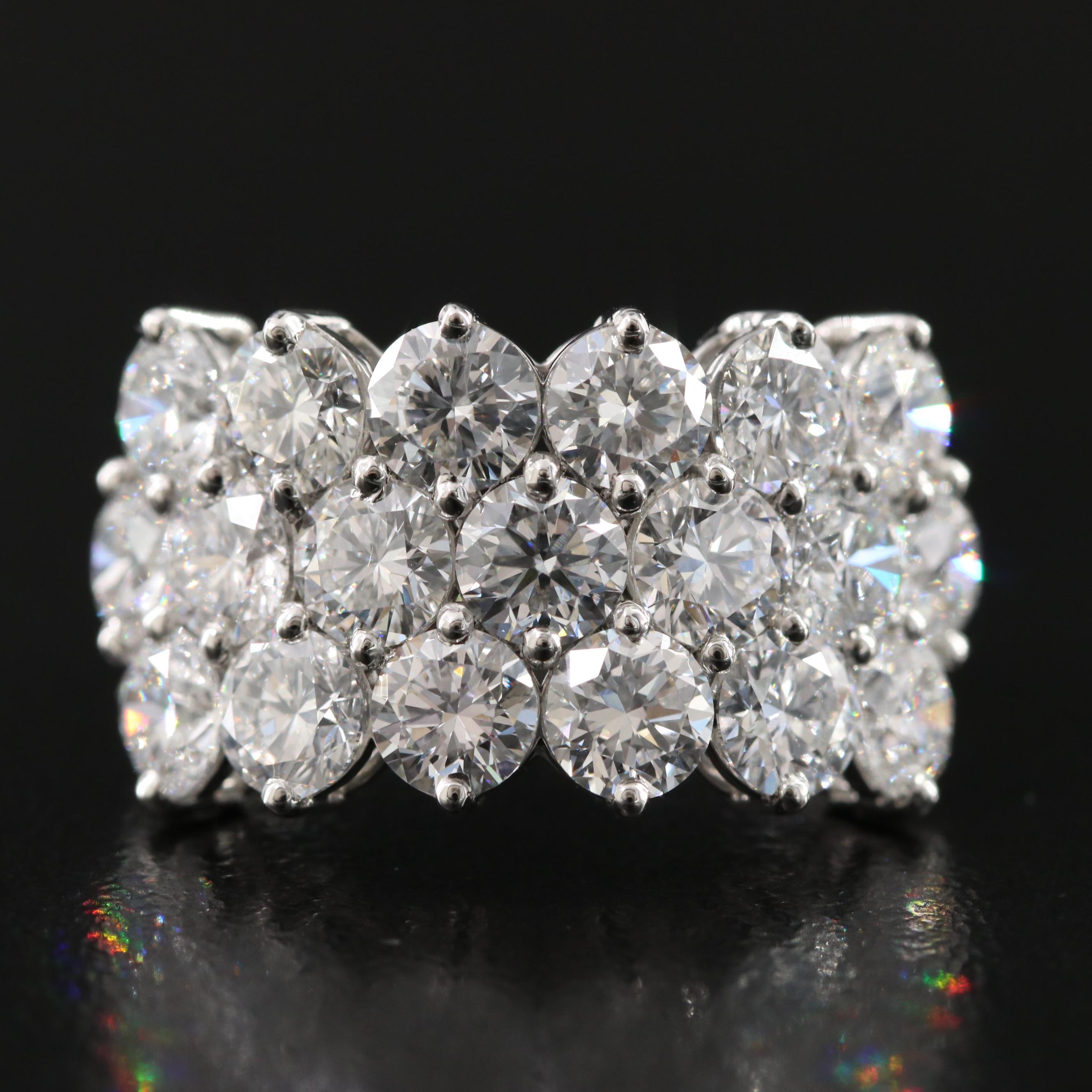 Platinum 5.60 CTW Lab Grown Diamond Ring