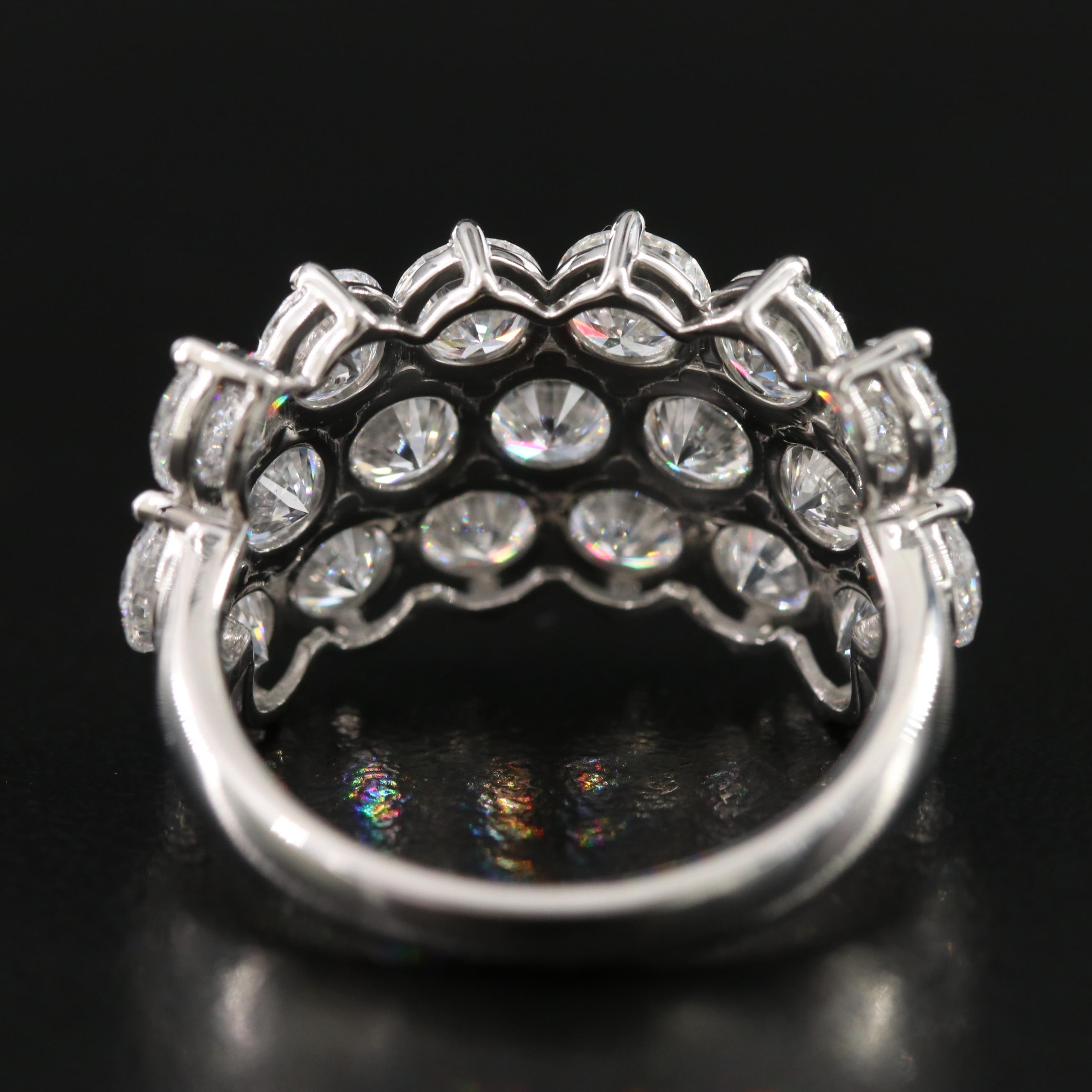 Platinum 5.60 CTW Lab Grown Diamond Ring