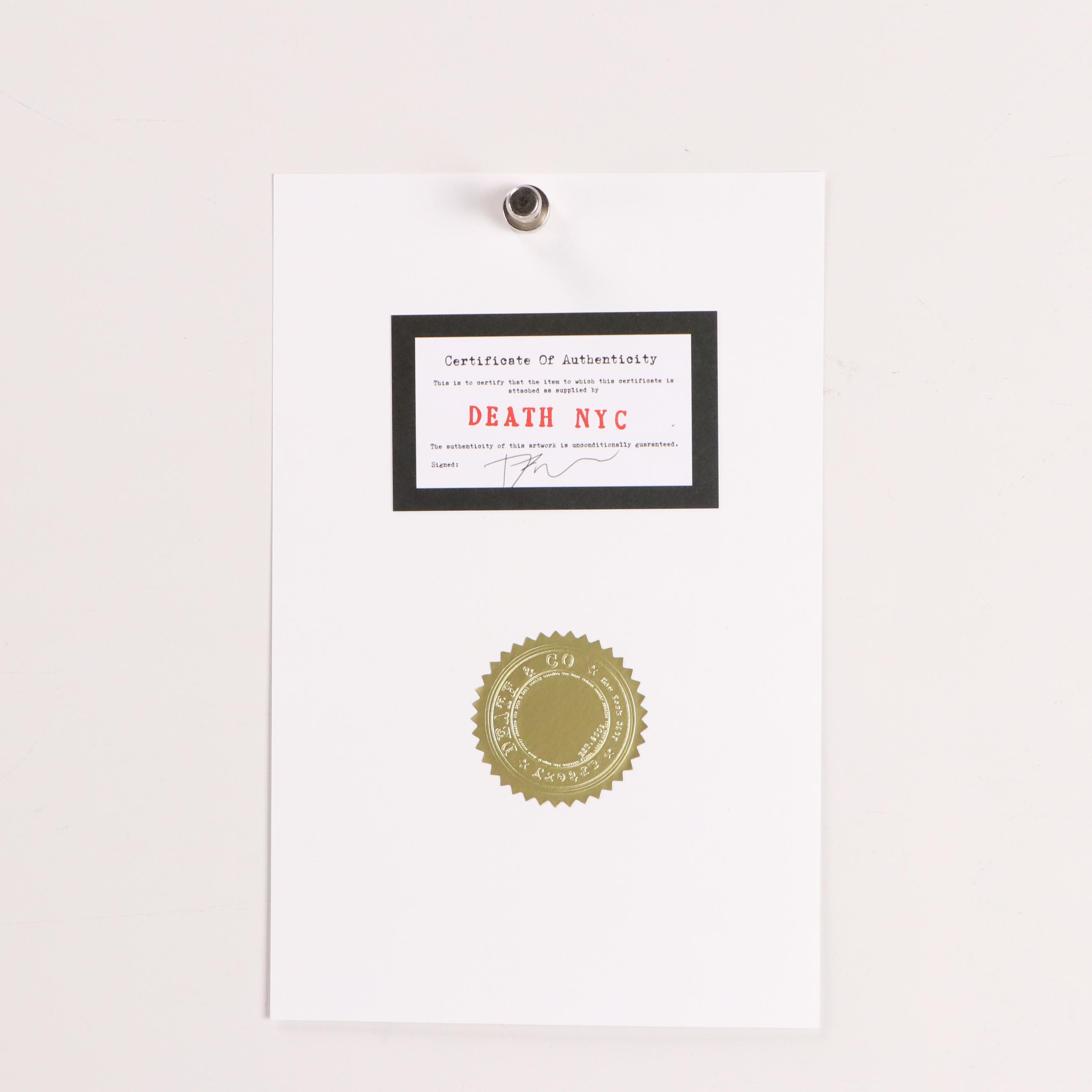 Death NYC Graphic Digital Print Featuring Gal Gadot, 21st Century