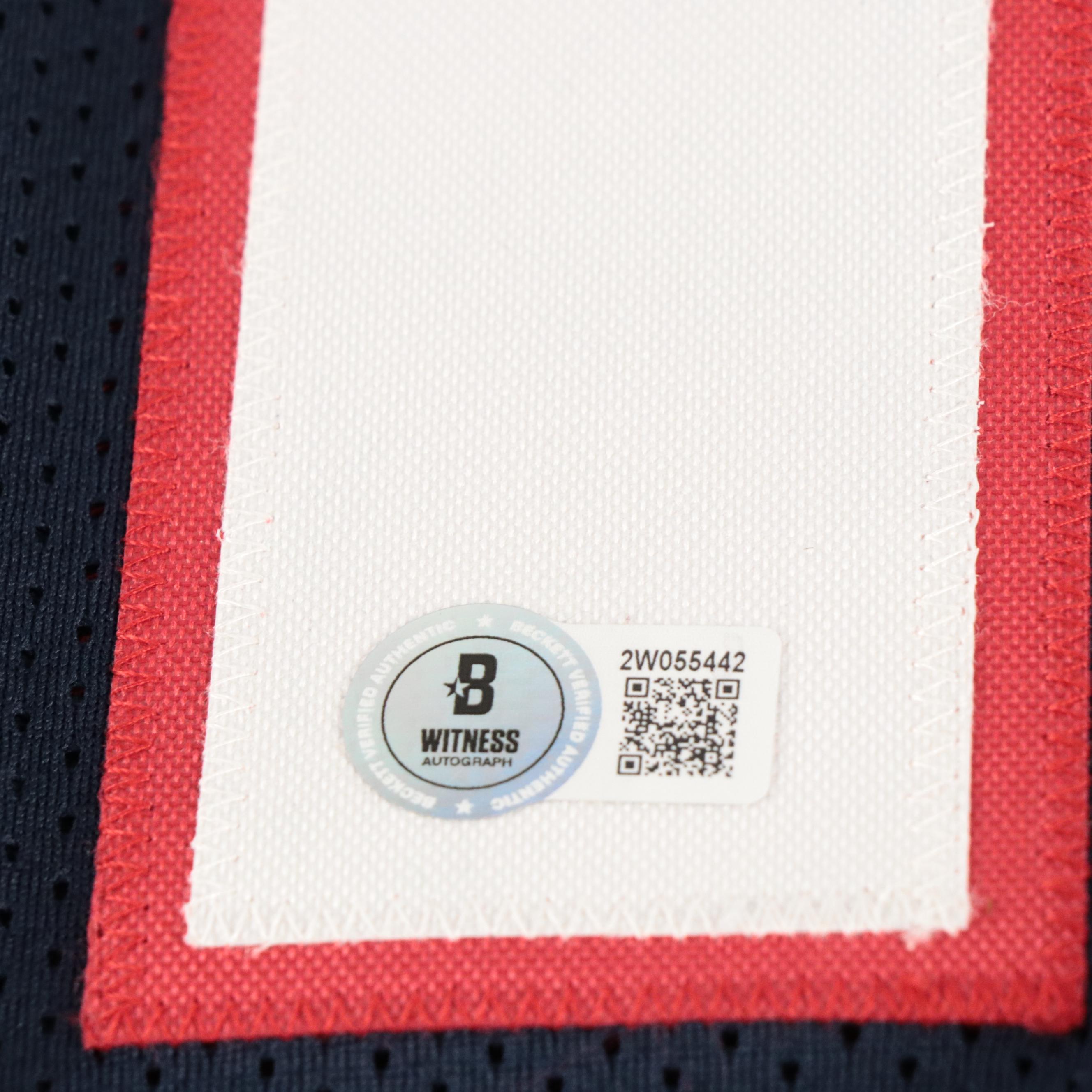 Stefon Diggs Signed Houston Texans Football Jersey, Beckett