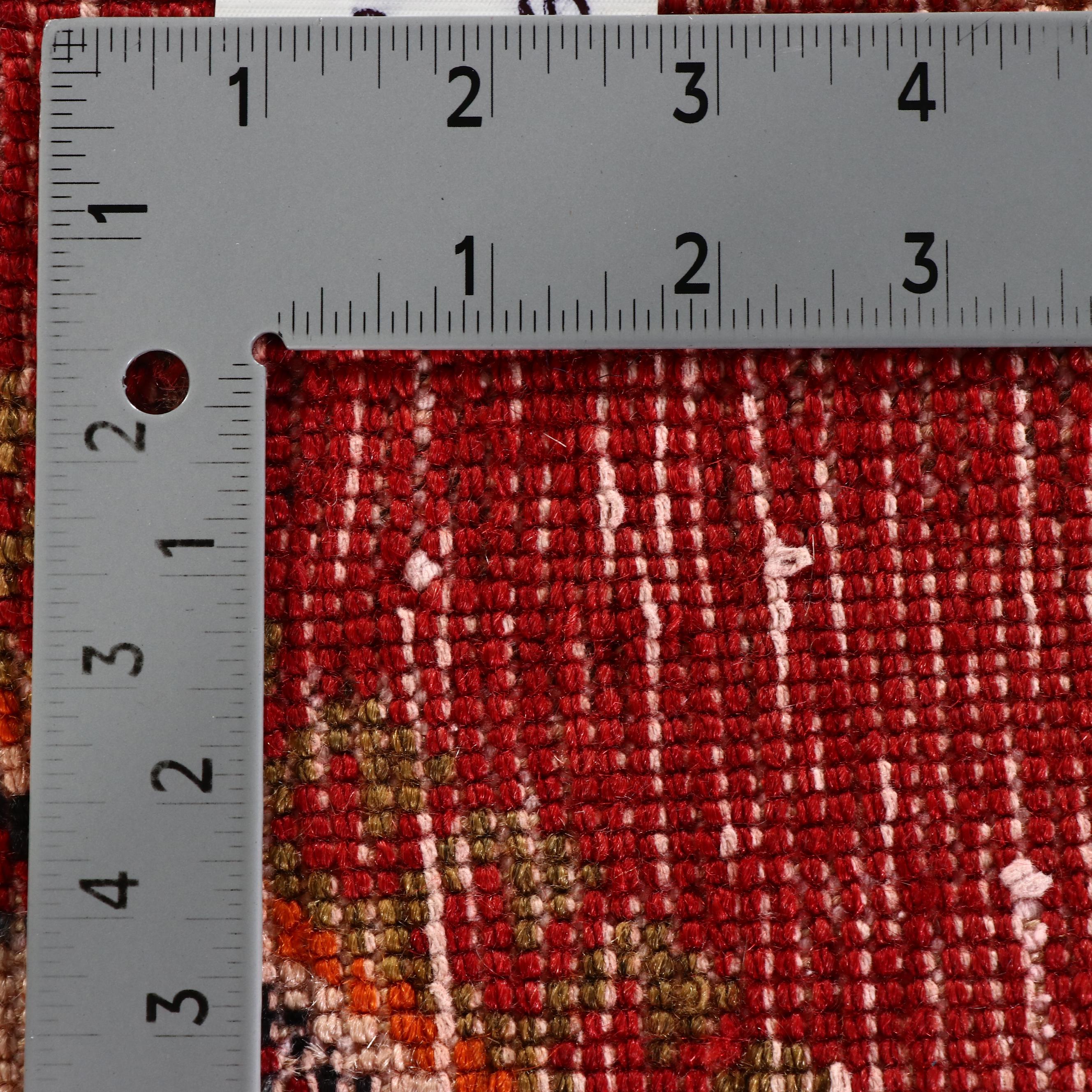 2' x 1'9 Hand-Knotted Persian Shiraz Remnant or Floor Mat