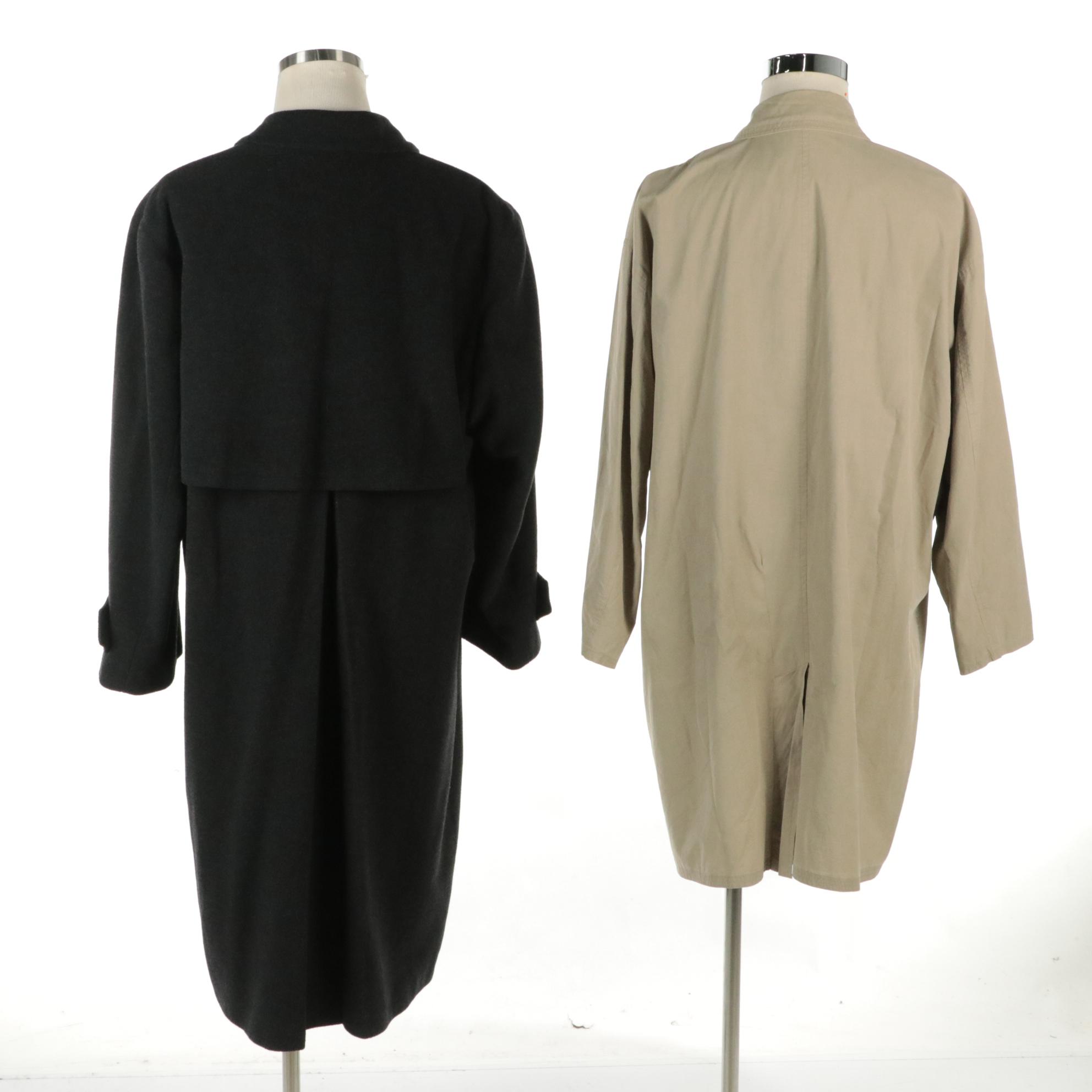 Men's Wool and Cashmere Blend Overcoat and Boss by Hugo Boss Trench Coat