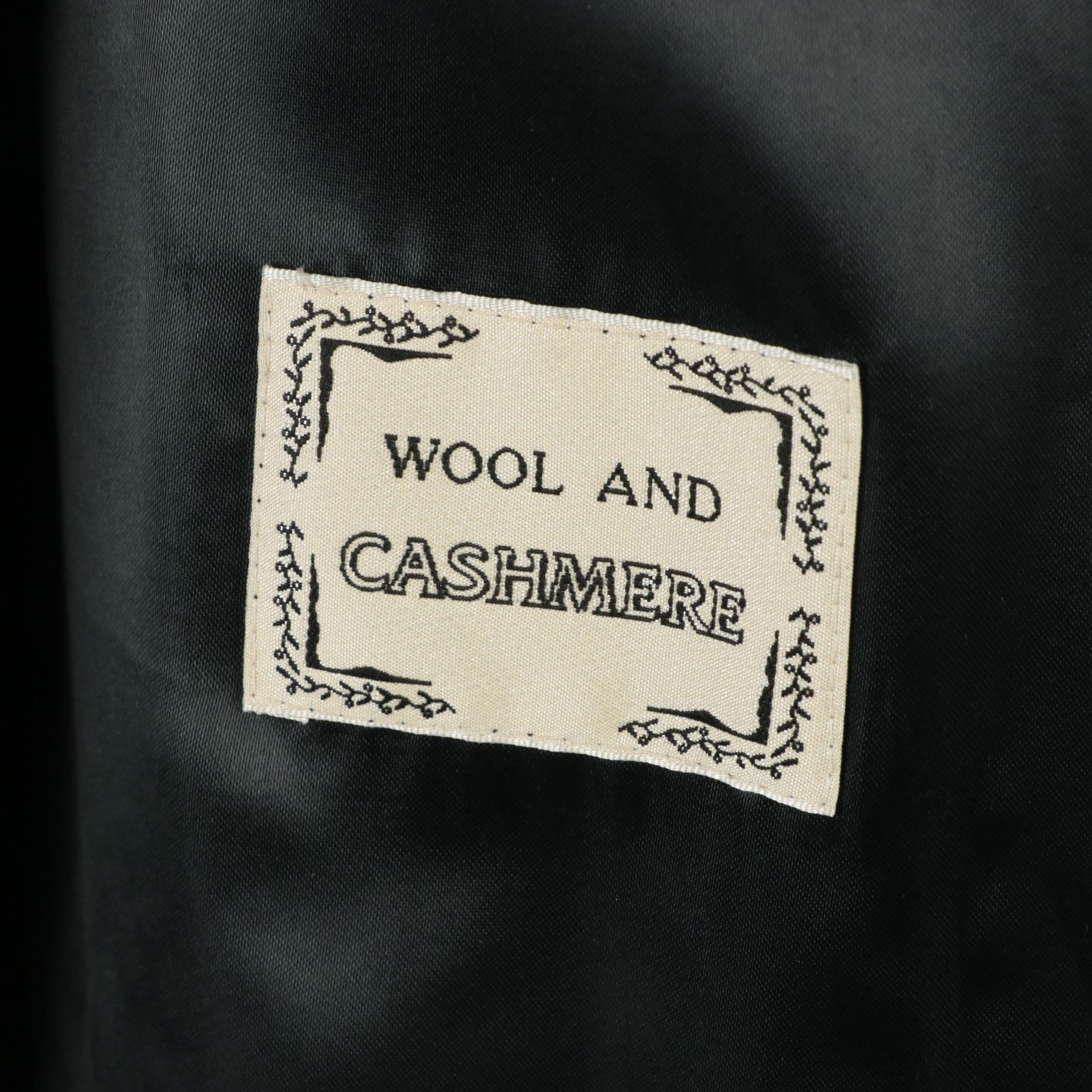 Men's Wool and Cashmere Blend Overcoat and Boss by Hugo Boss Trench Coat