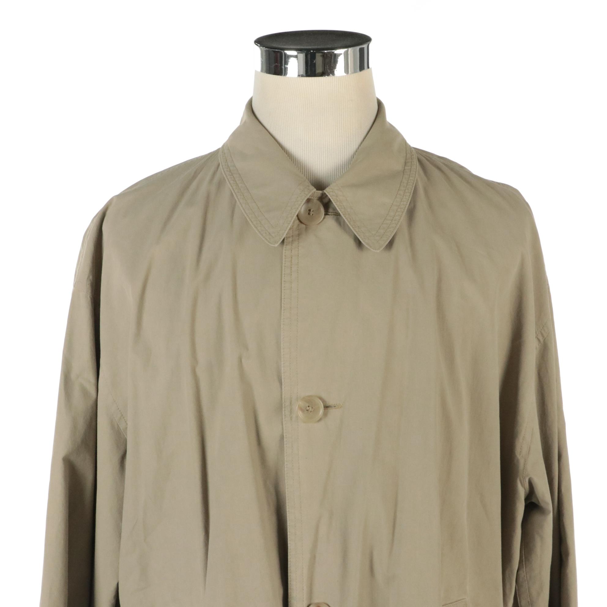 Men's Wool and Cashmere Blend Overcoat and Boss by Hugo Boss Trench Coat