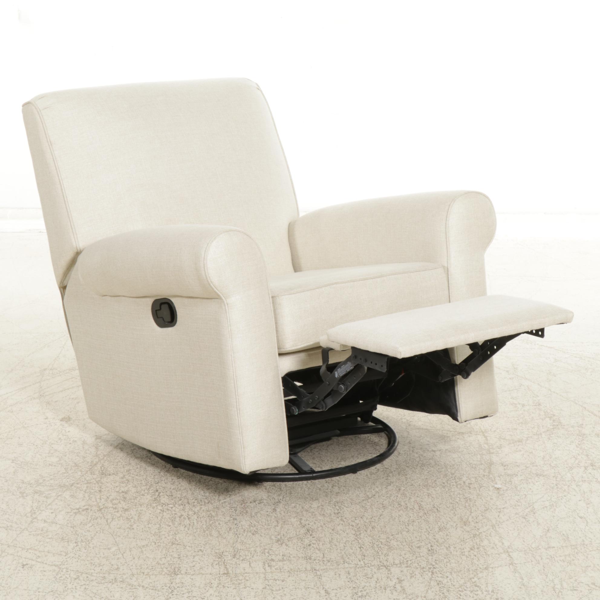 Pottery Barn Kids Upholstered Swivel Recliner, 2019