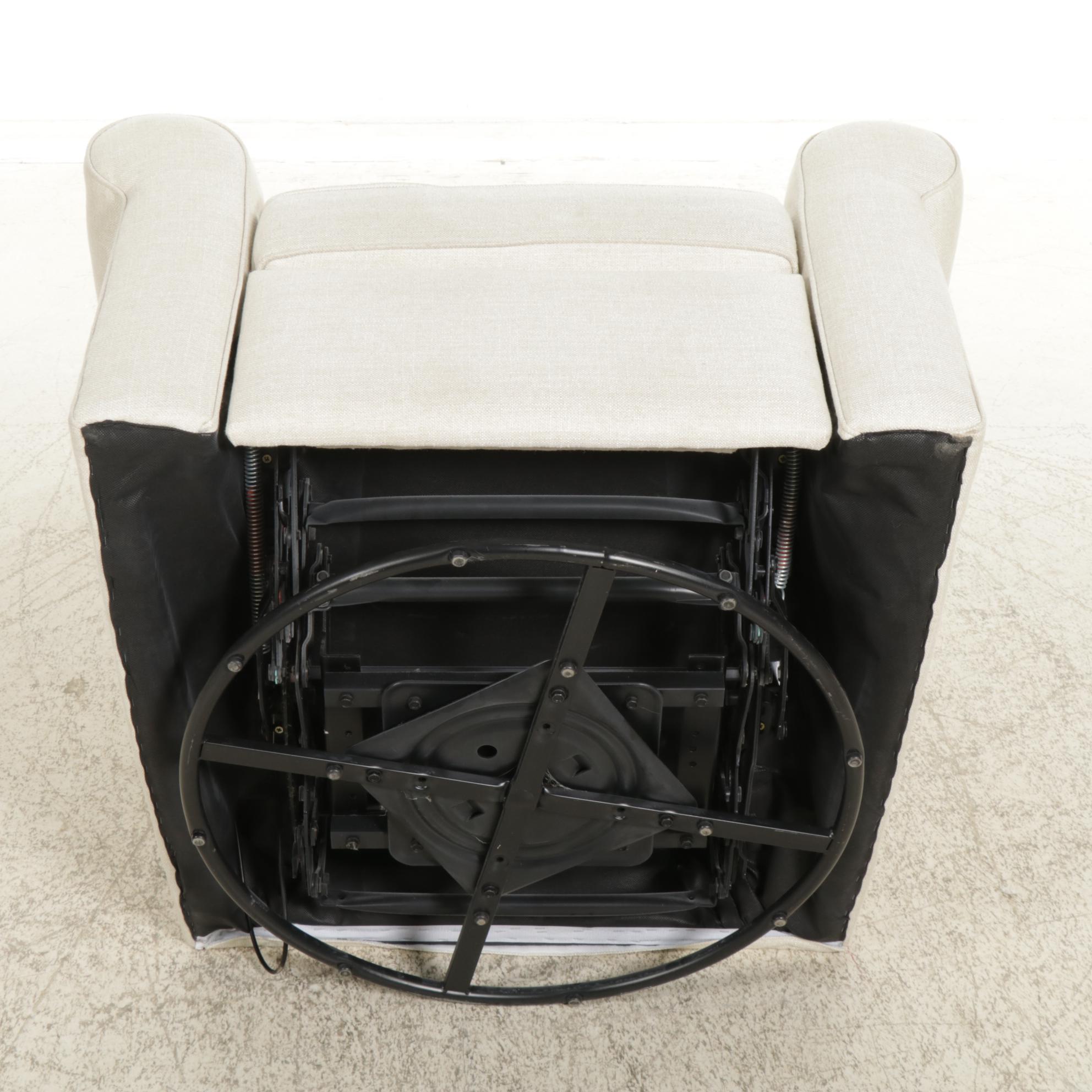 Pottery Barn Kids Upholstered Swivel Recliner, 2019