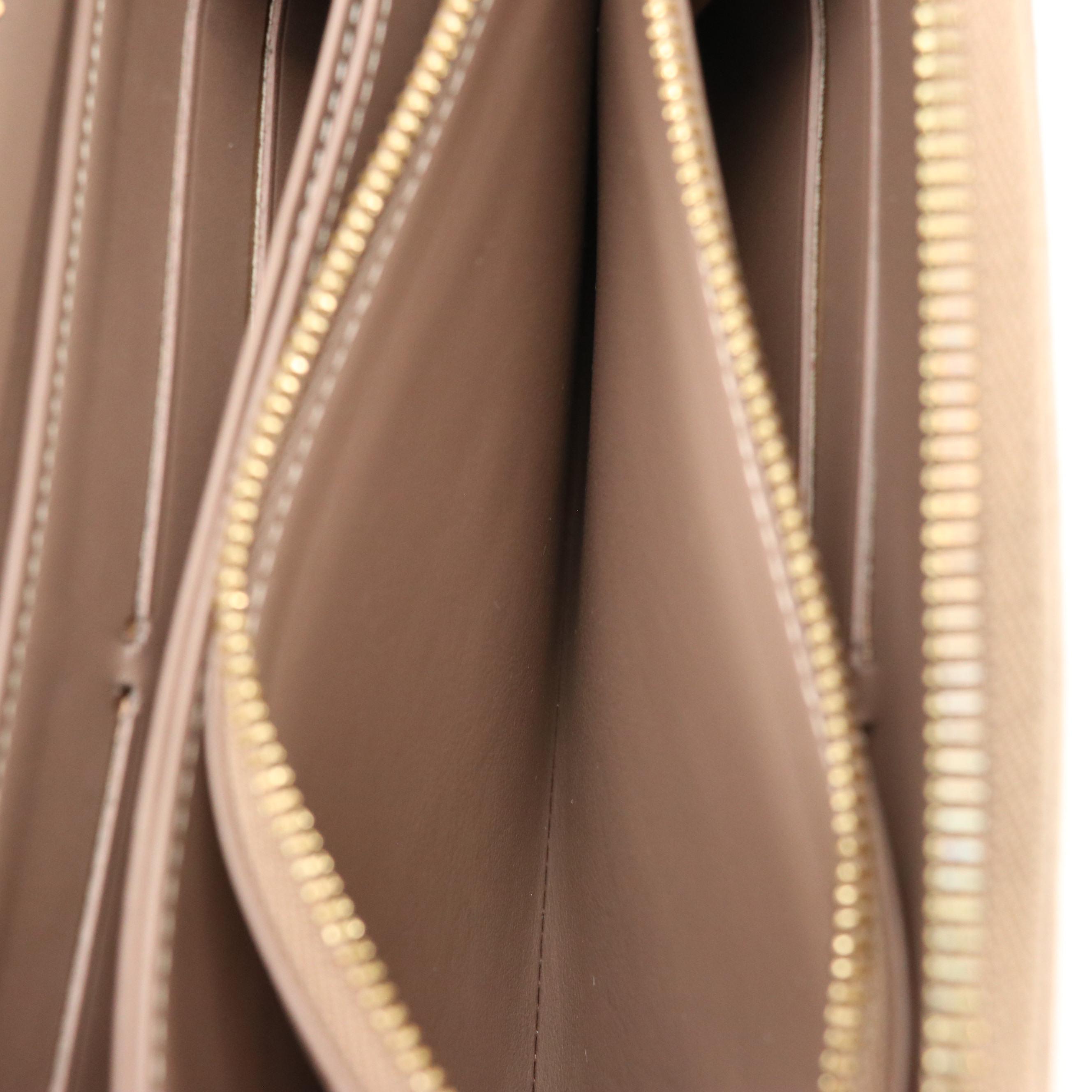 Louis Vuitton Zip Around Long Wallet in Monogram Vernis Patent Leather