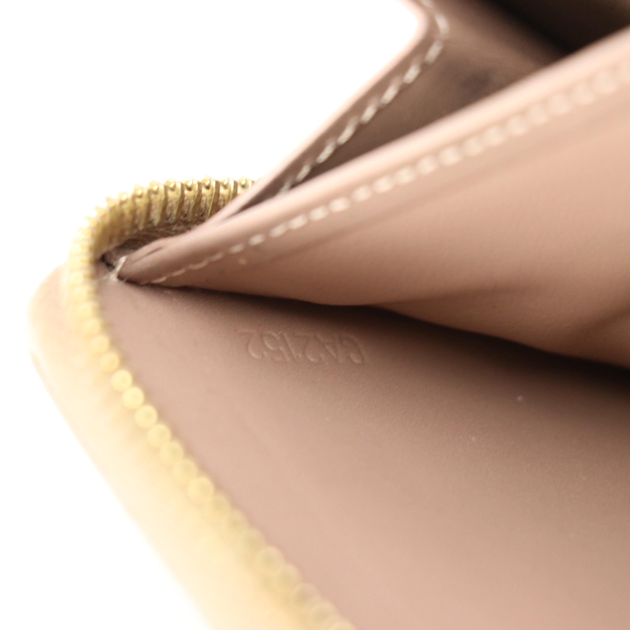 Louis Vuitton Zip Around Long Wallet in Monogram Vernis Patent Leather