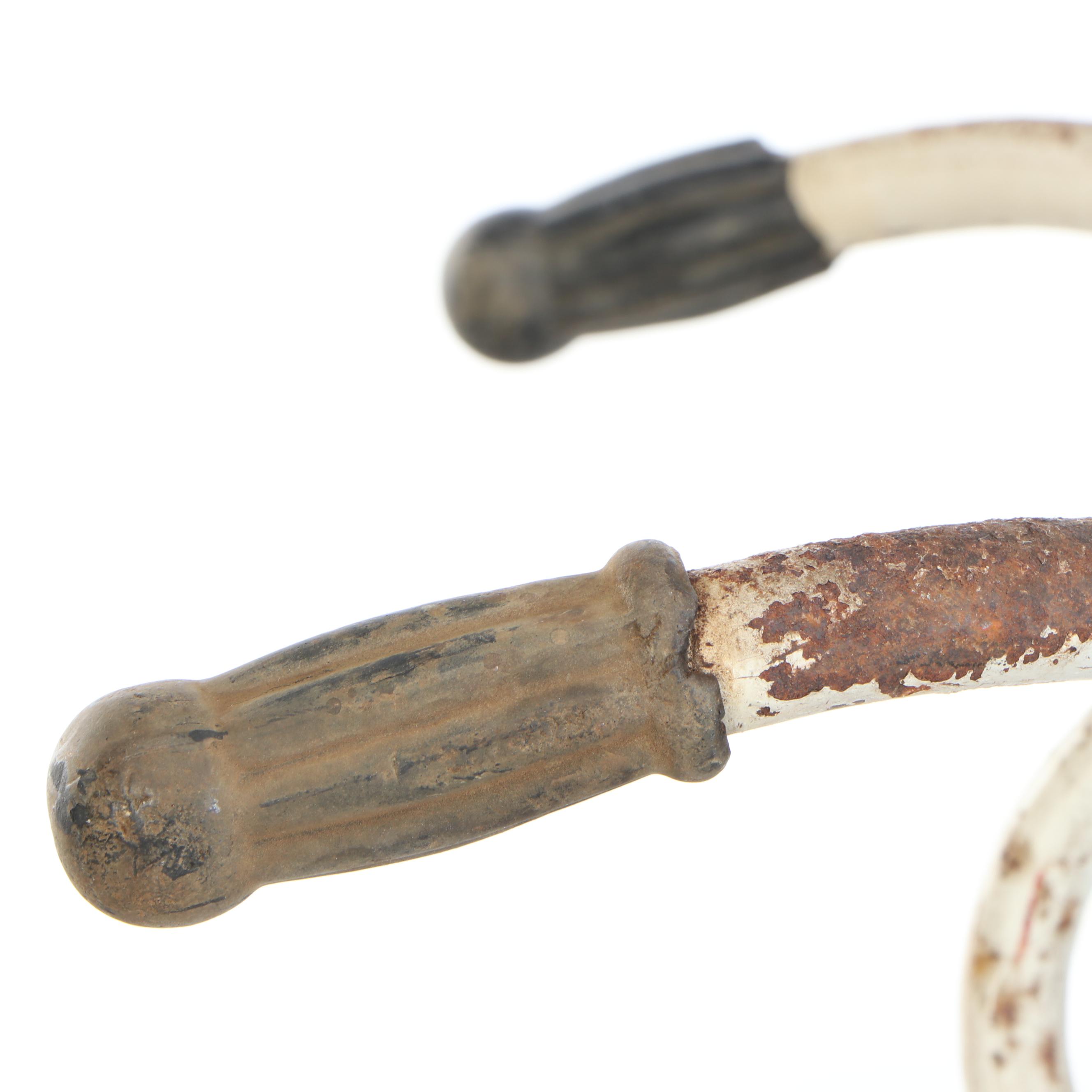 Mercury Red Metal Tricycle and Child's Bicycle, Mid-20th Century