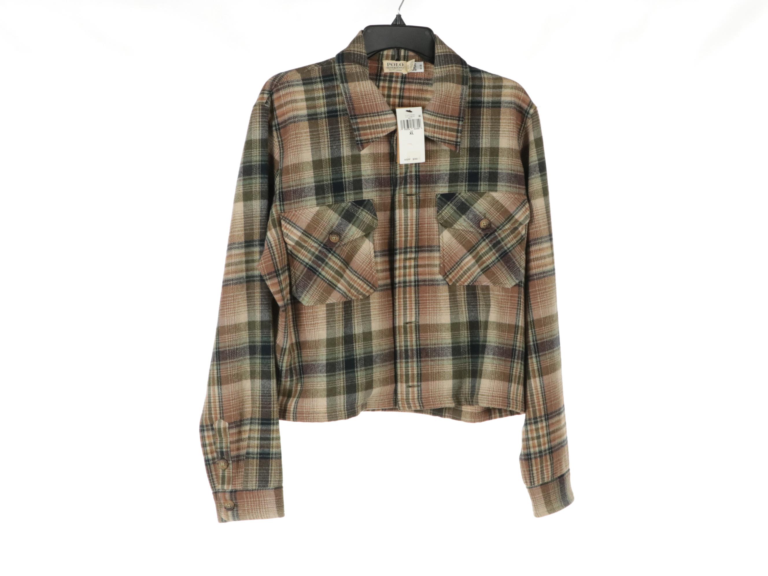 Calvin Klein, L.L. Bean, and Ralph Lauren Jacket, Cardigan, and Velour Shirt