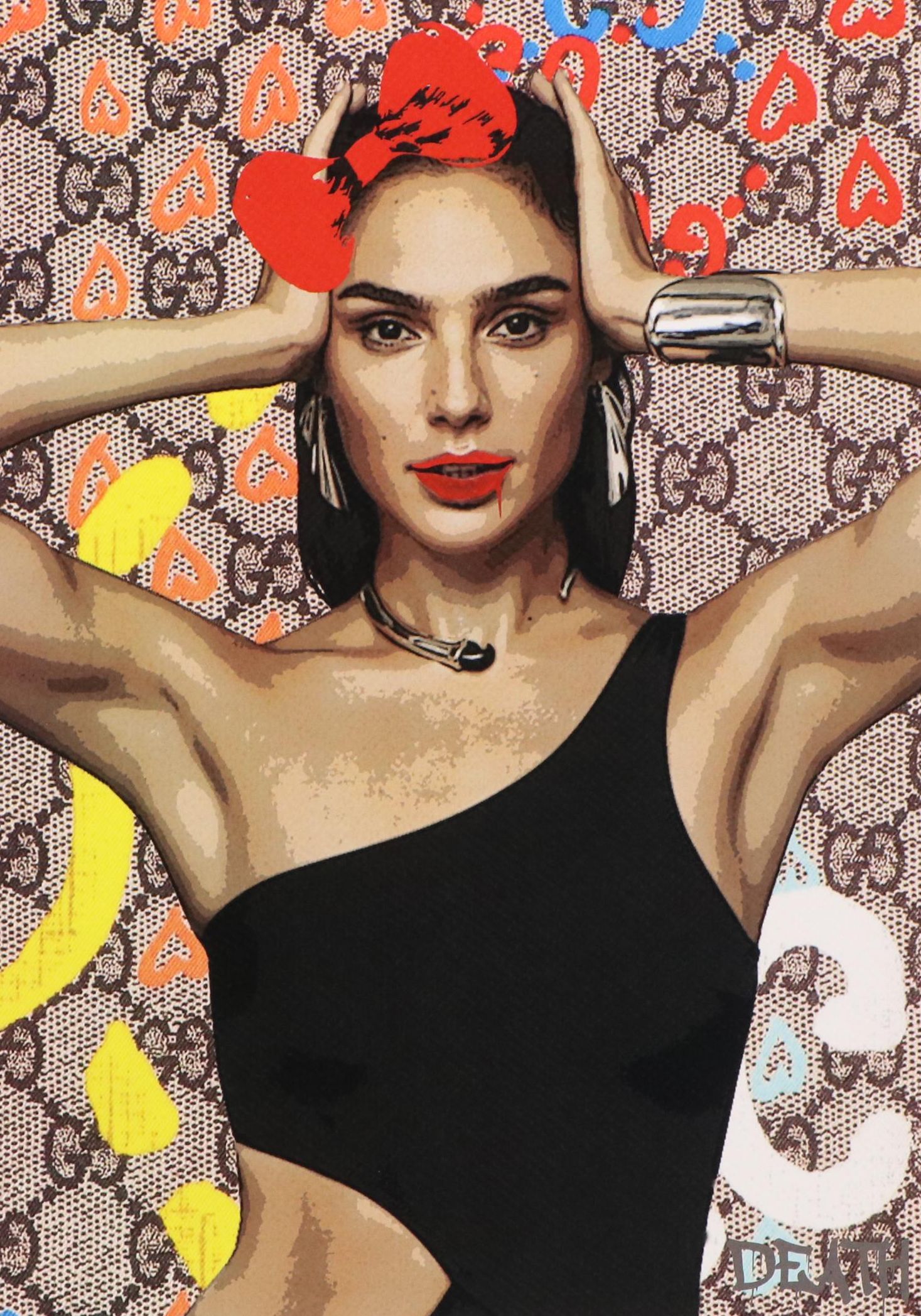 Death NYC Graphic Digital Print Featuring Gal Gadot, 21st Century