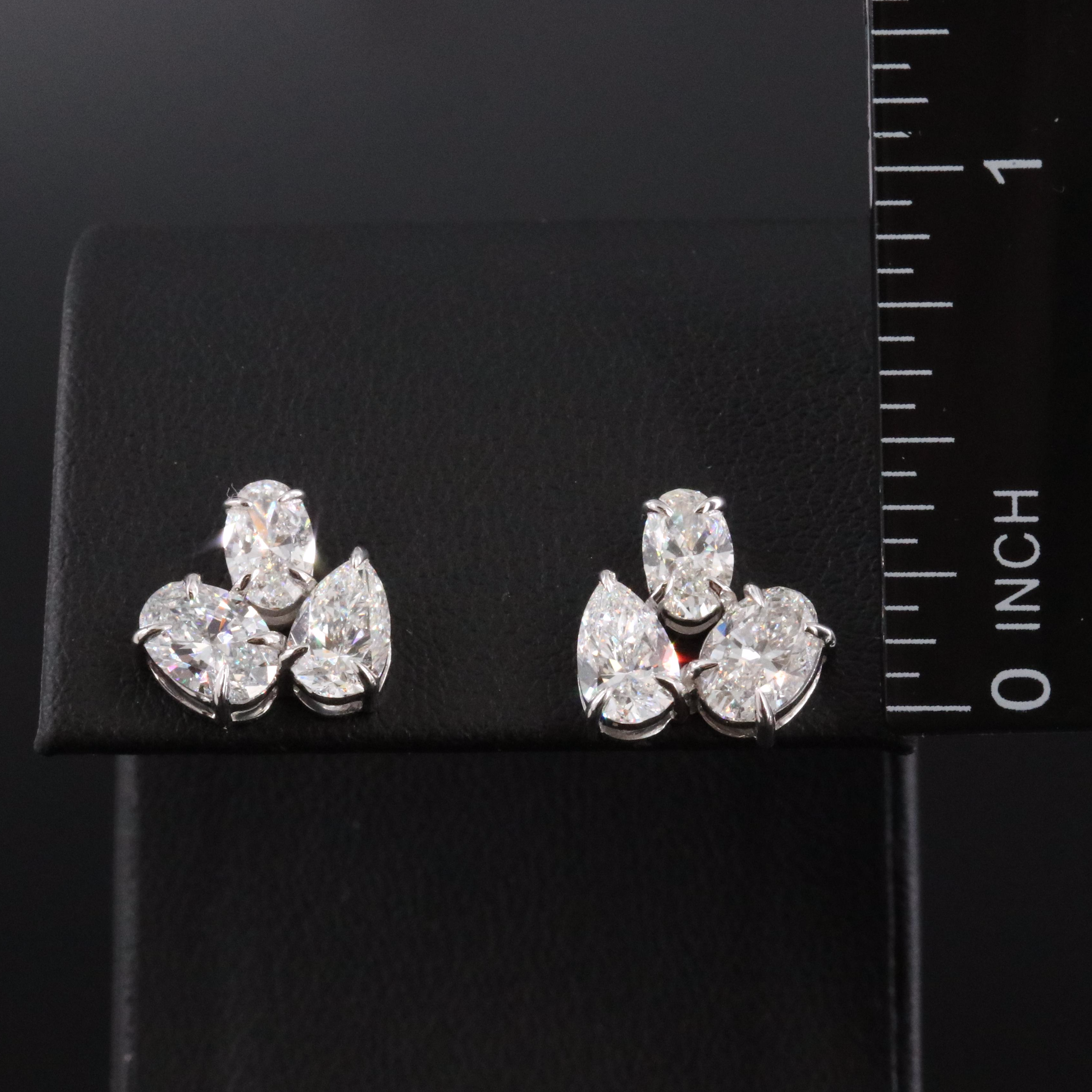 14K 3.58 CTW Lab Grown Diamond Earrings