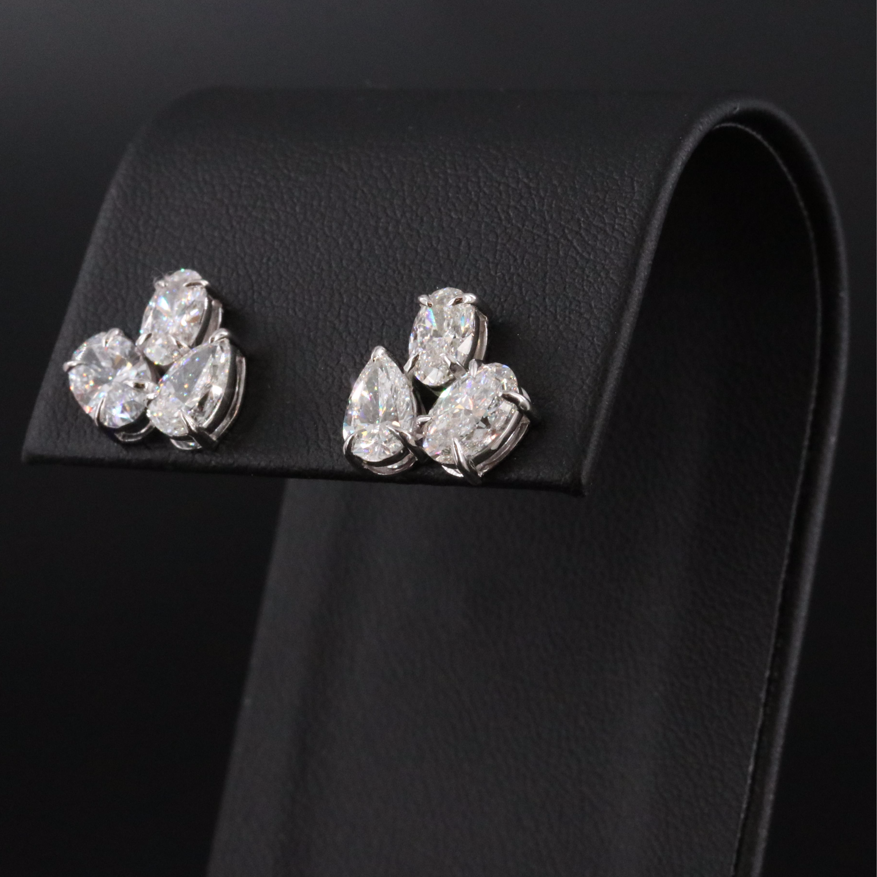 14K 3.58 CTW Lab Grown Diamond Earrings