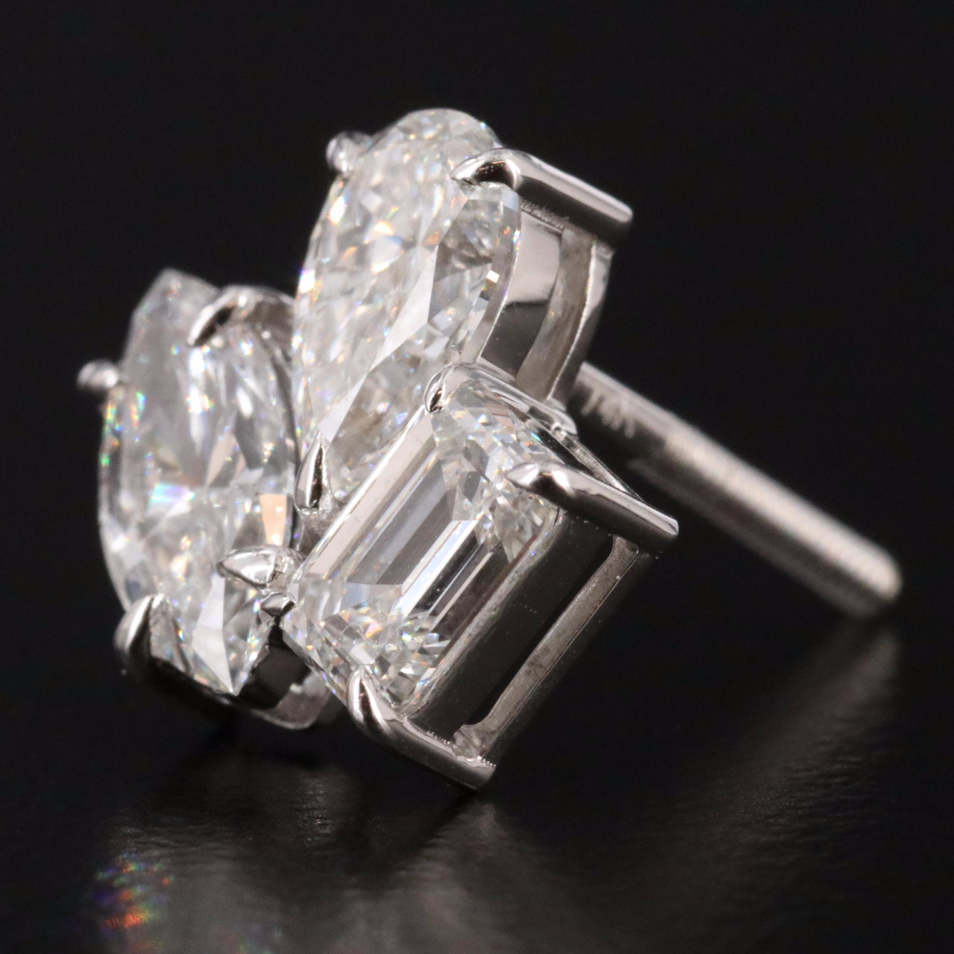 14K 3.04 CTW Lab Grown Diamond Earrings