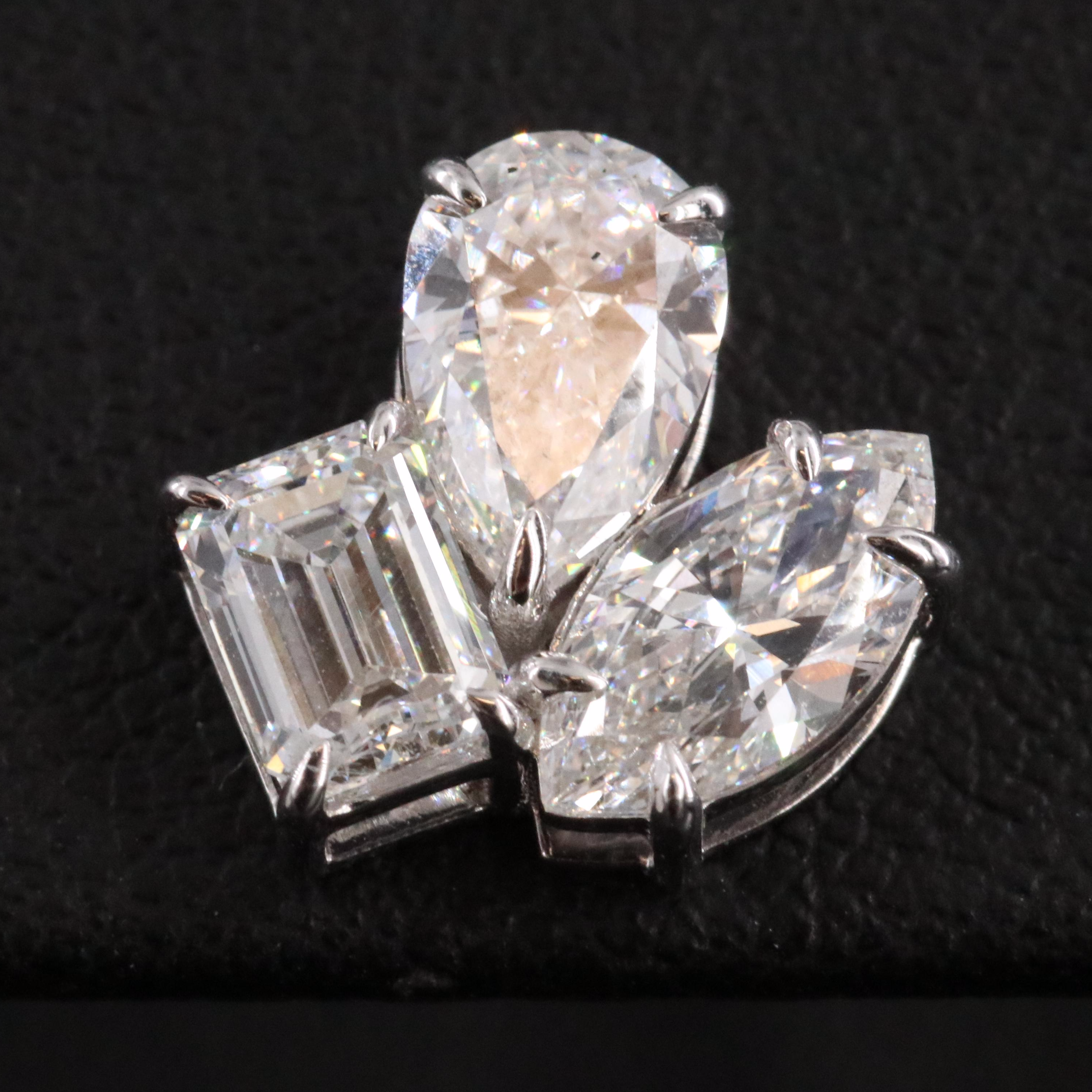 14K 3.04 CTW Lab Grown Diamond Earrings