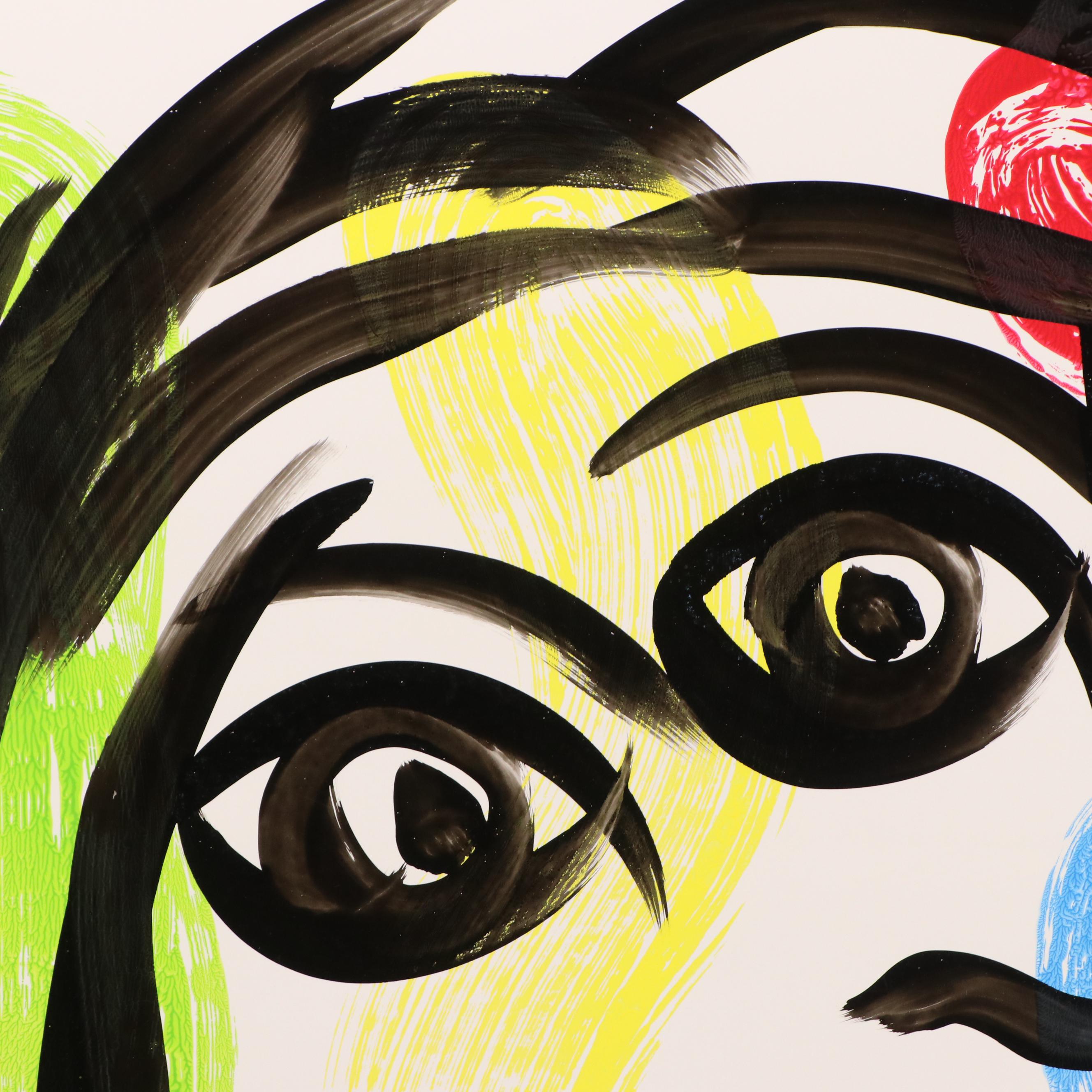 Peter Keil Abstract Acrylic Portrait