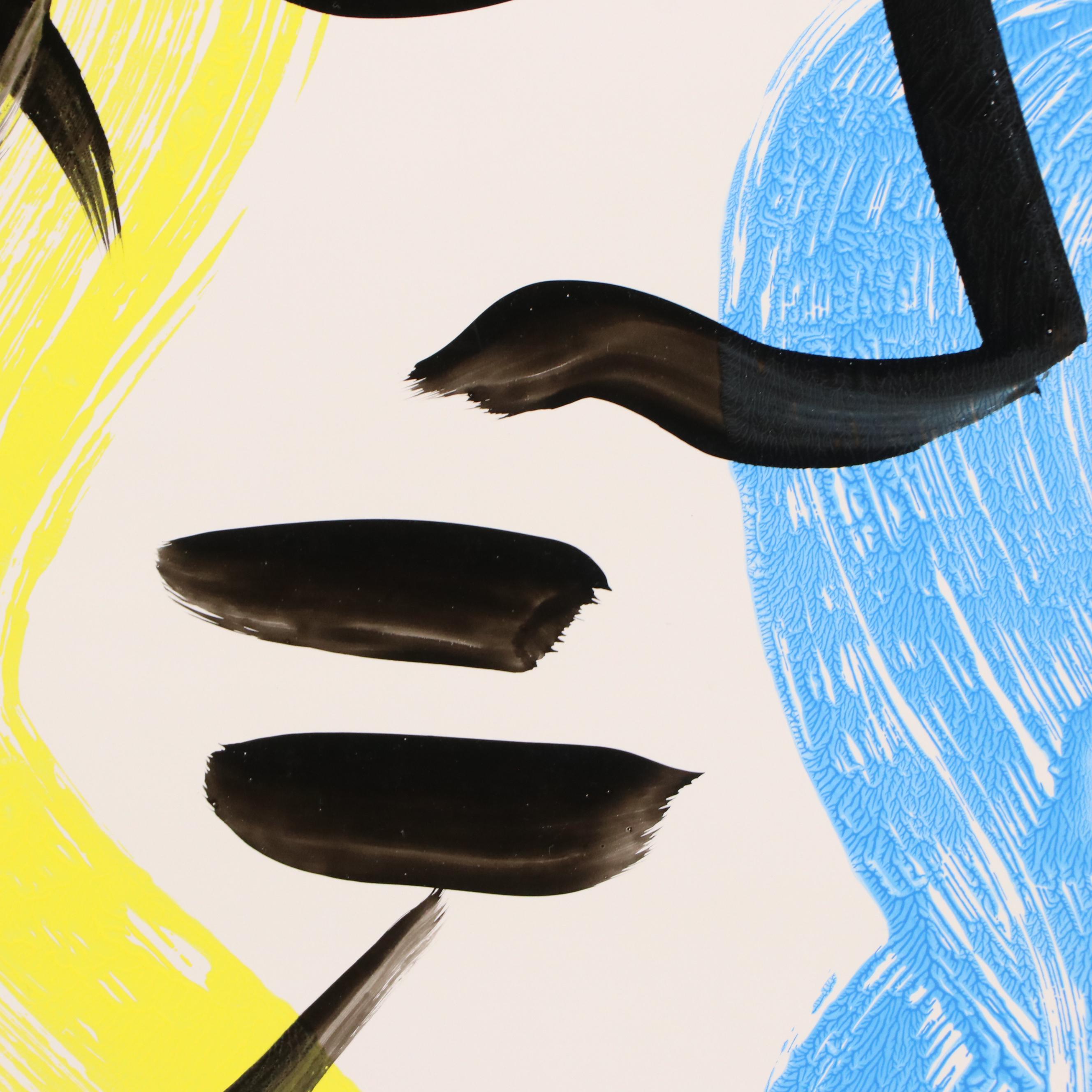 Peter Keil Abstract Acrylic Portrait