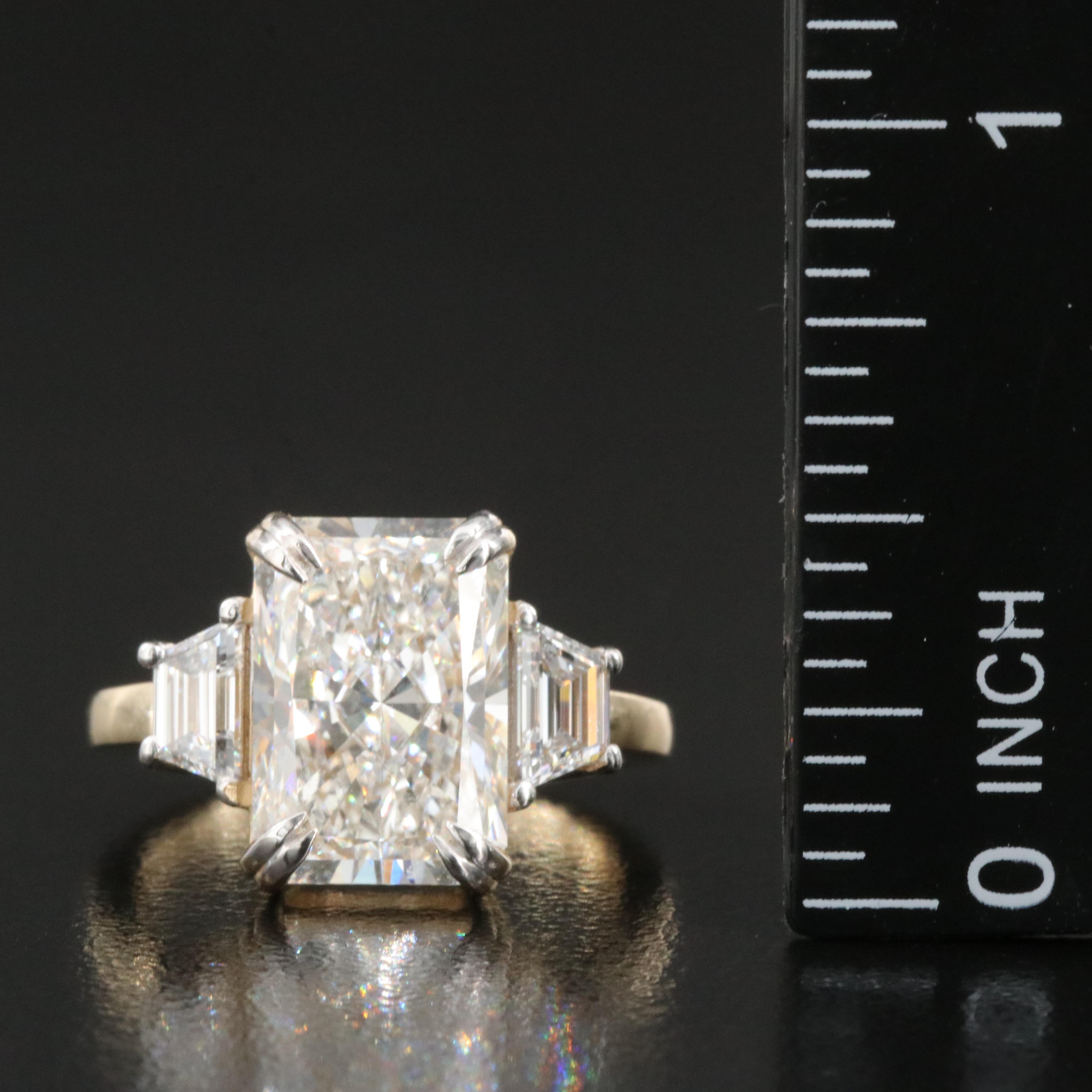 14K 6.49 Lab Grown Diamond Ring with IGI Report