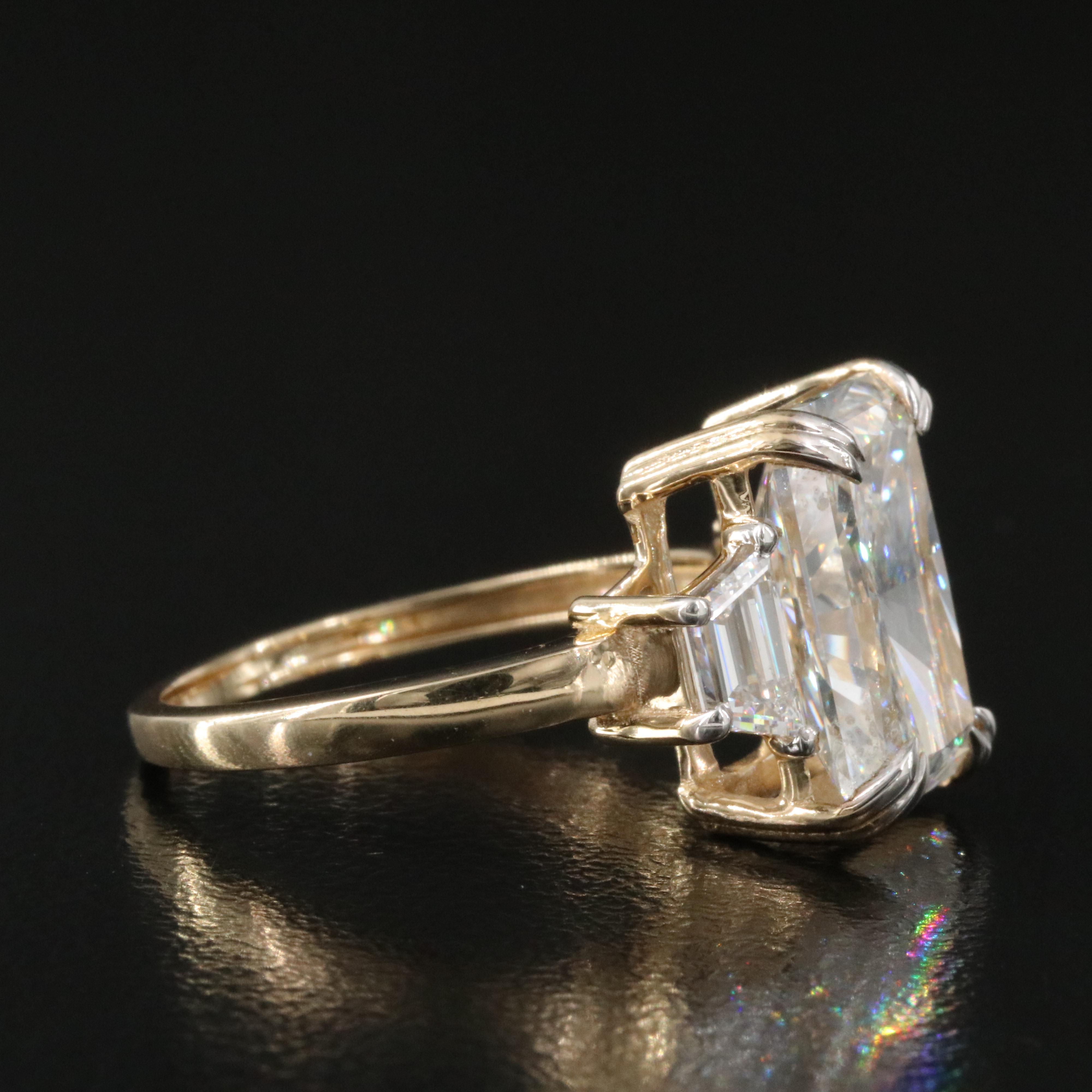 14K 6.49 Lab Grown Diamond Ring with IGI Report