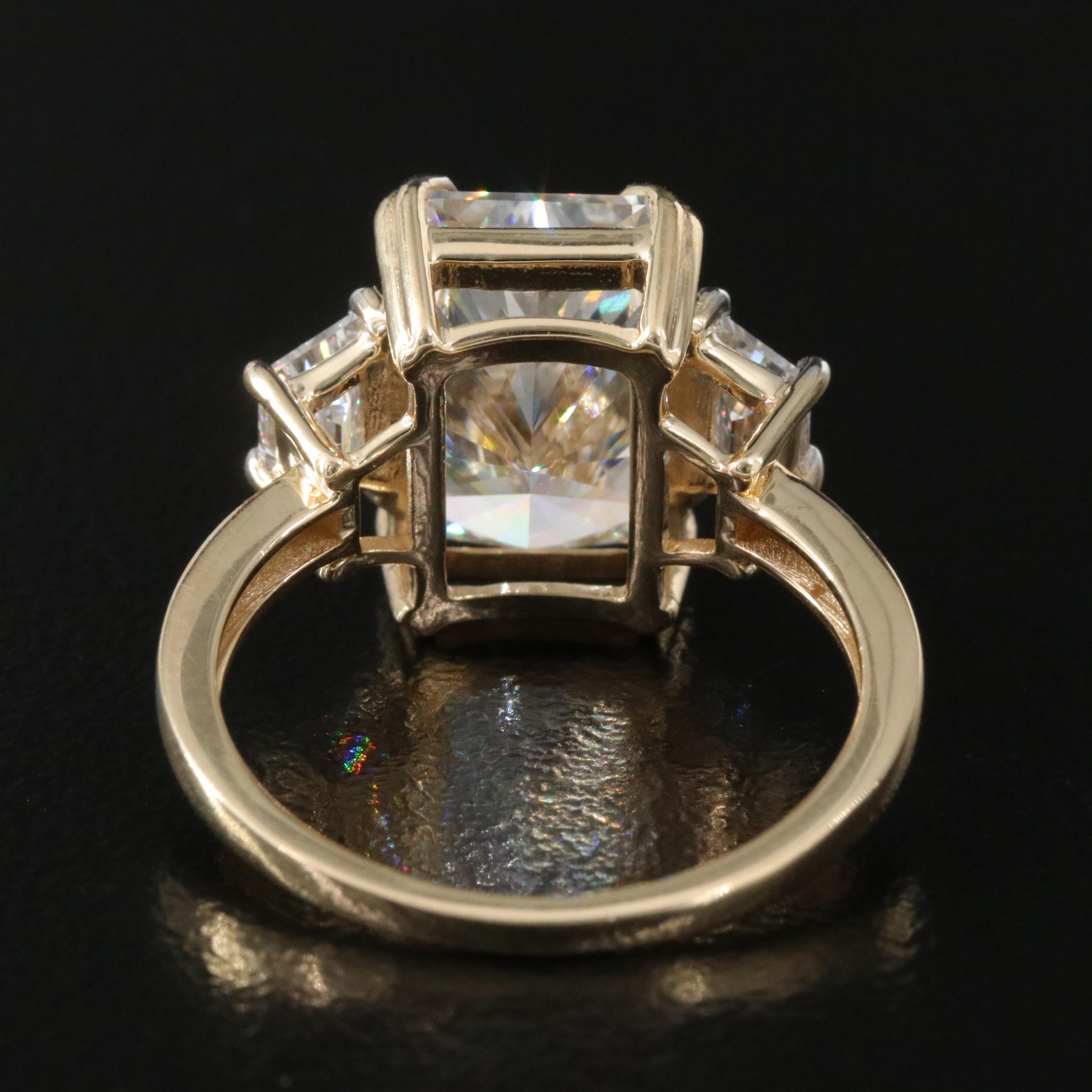 14K 6.49 Lab Grown Diamond Ring with IGI Report