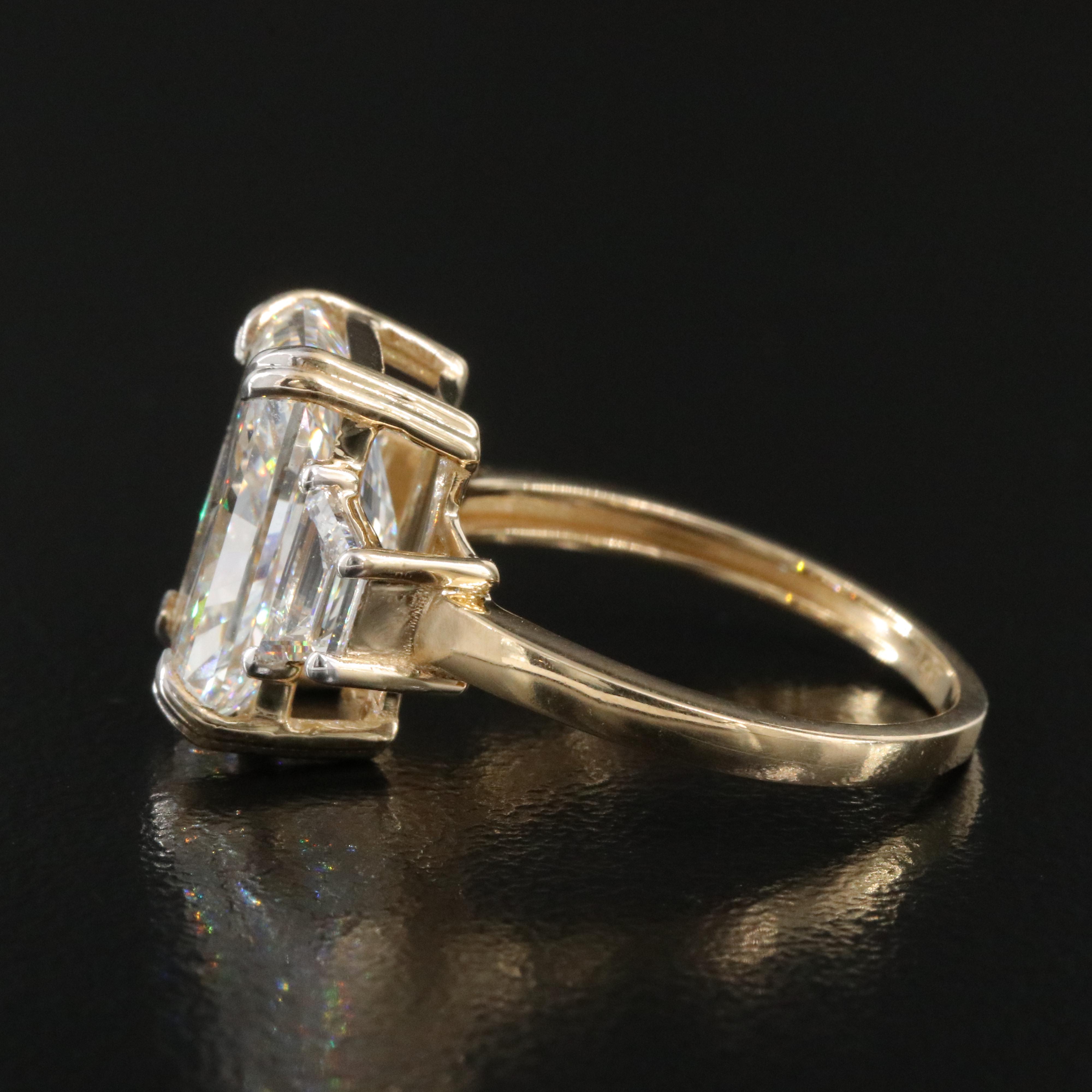 14K 6.49 Lab Grown Diamond Ring with IGI Report