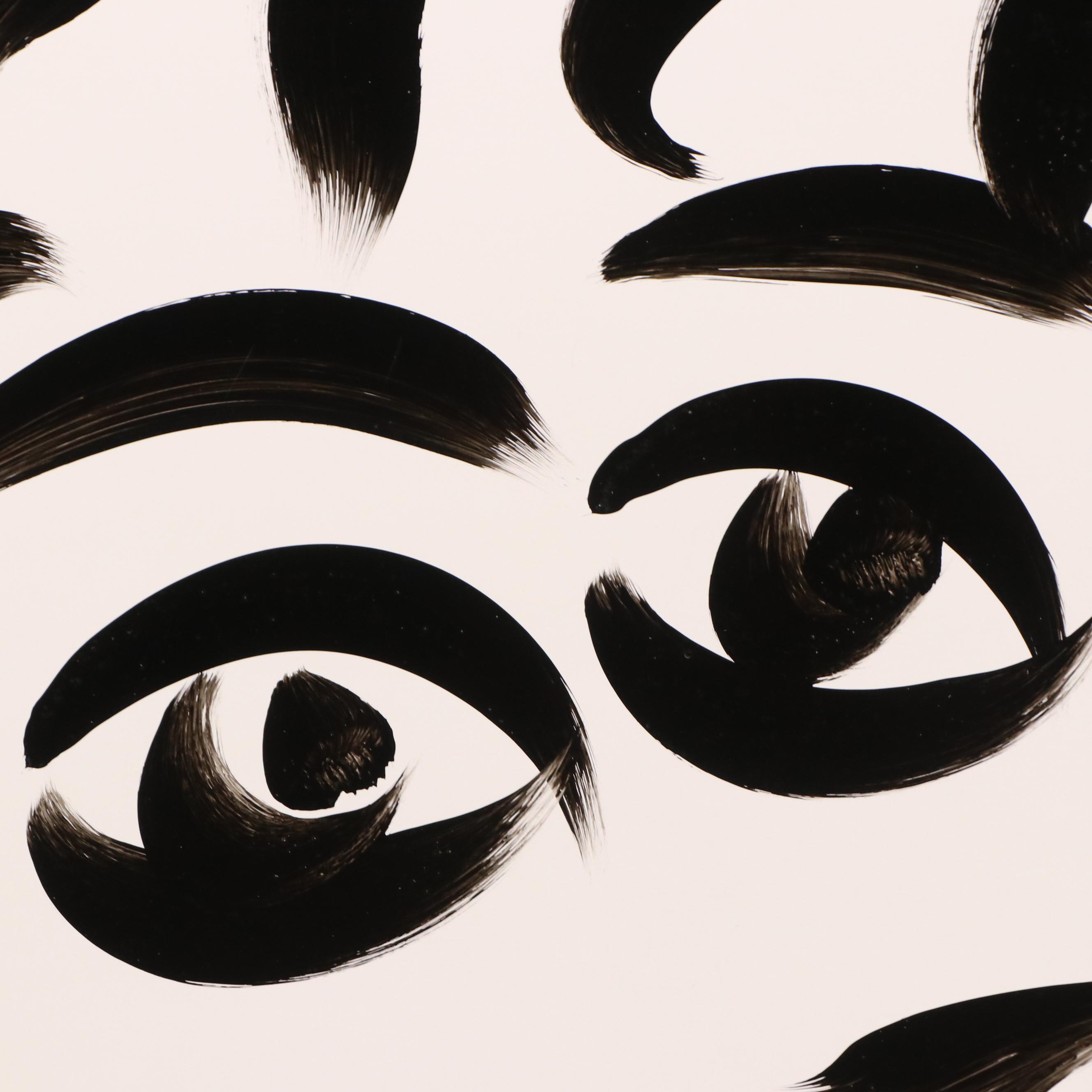 Peter Keil Abstract Acrylic Portrait