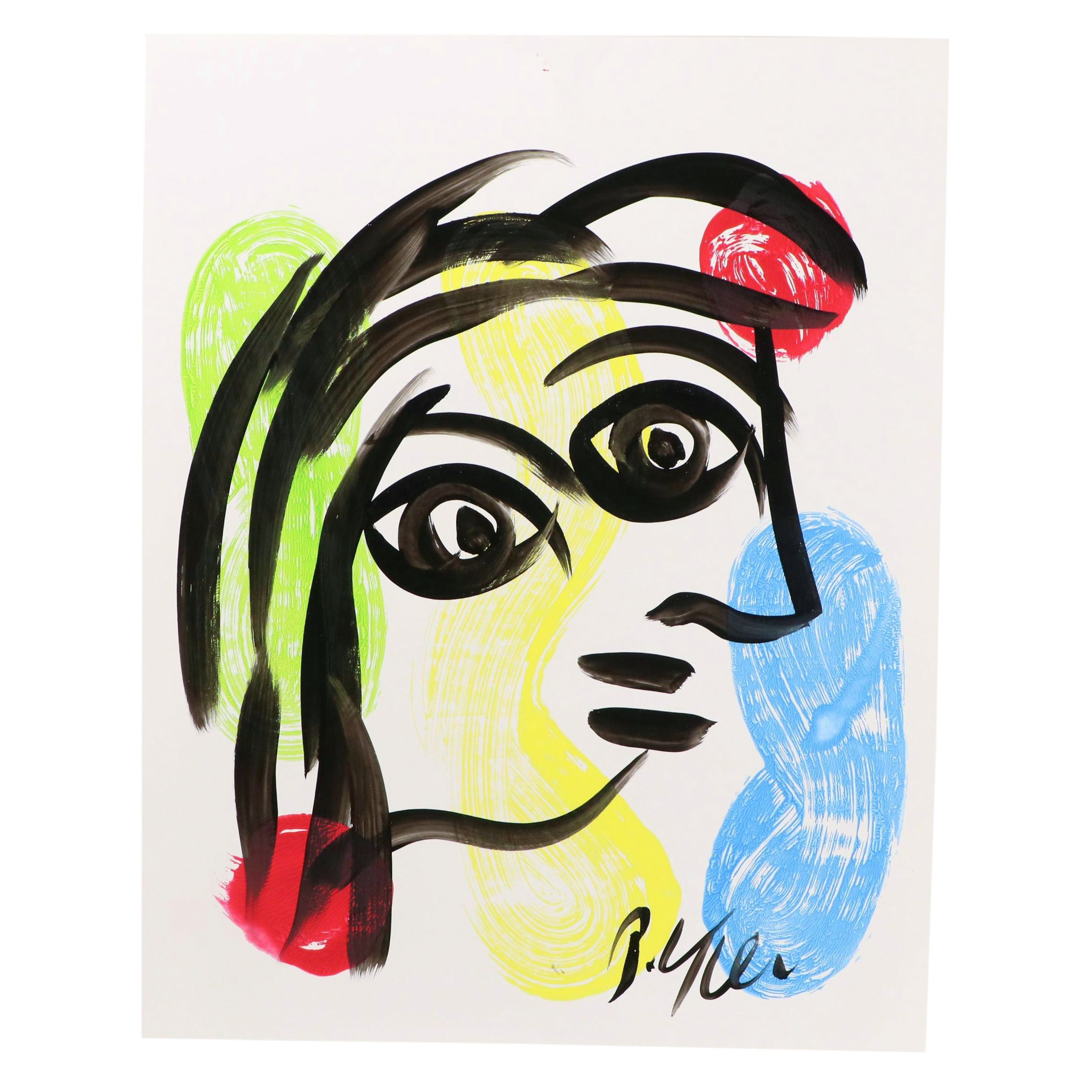 Peter Keil Abstract Acrylic Portrait