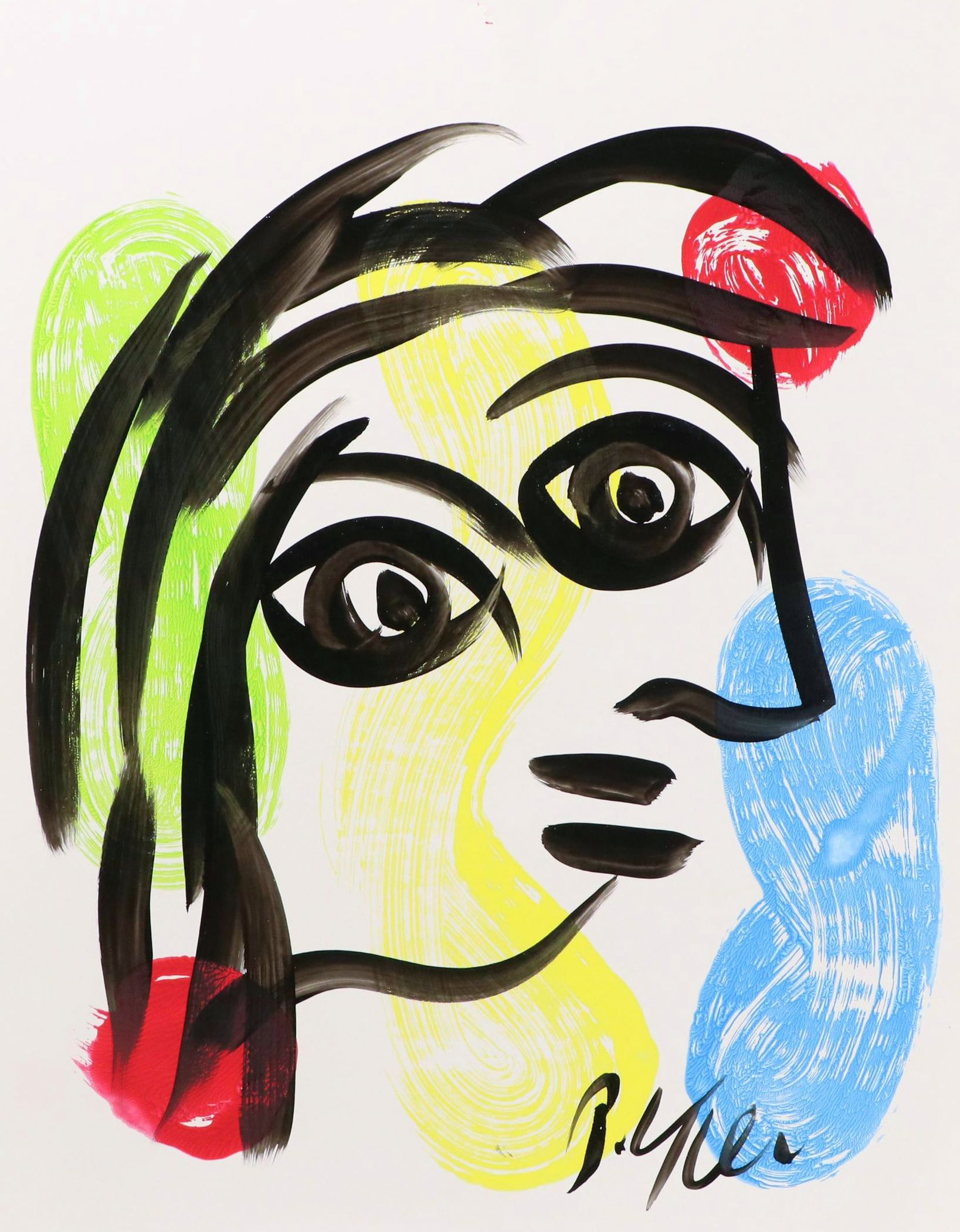 Peter Keil Abstract Acrylic Portrait